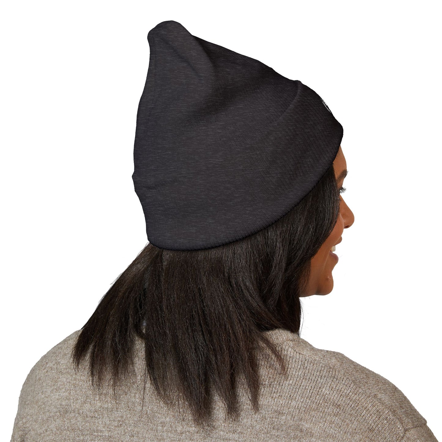 LTW Monogram Embroidered Cuffed Beanie