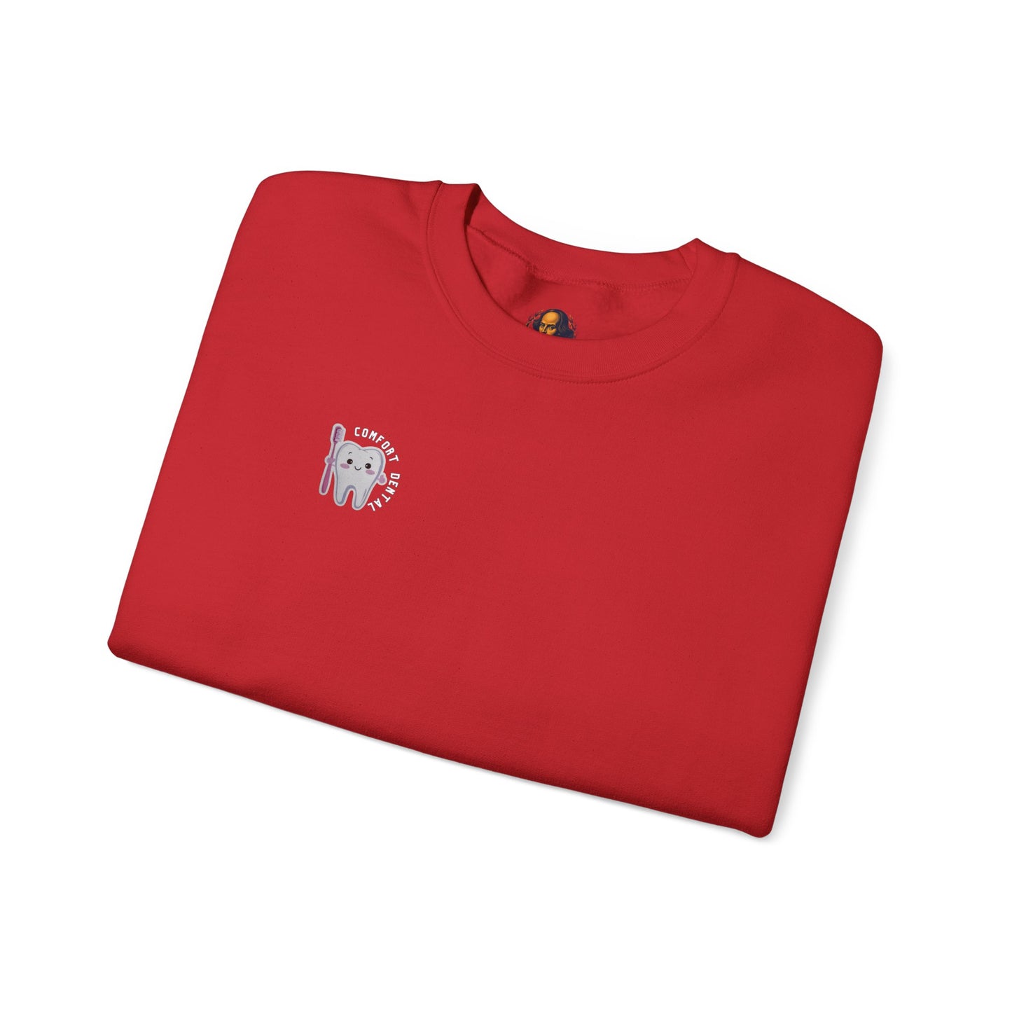 Comfort Dental Pocket Logo Crewneck Sweatshirt Unisex
