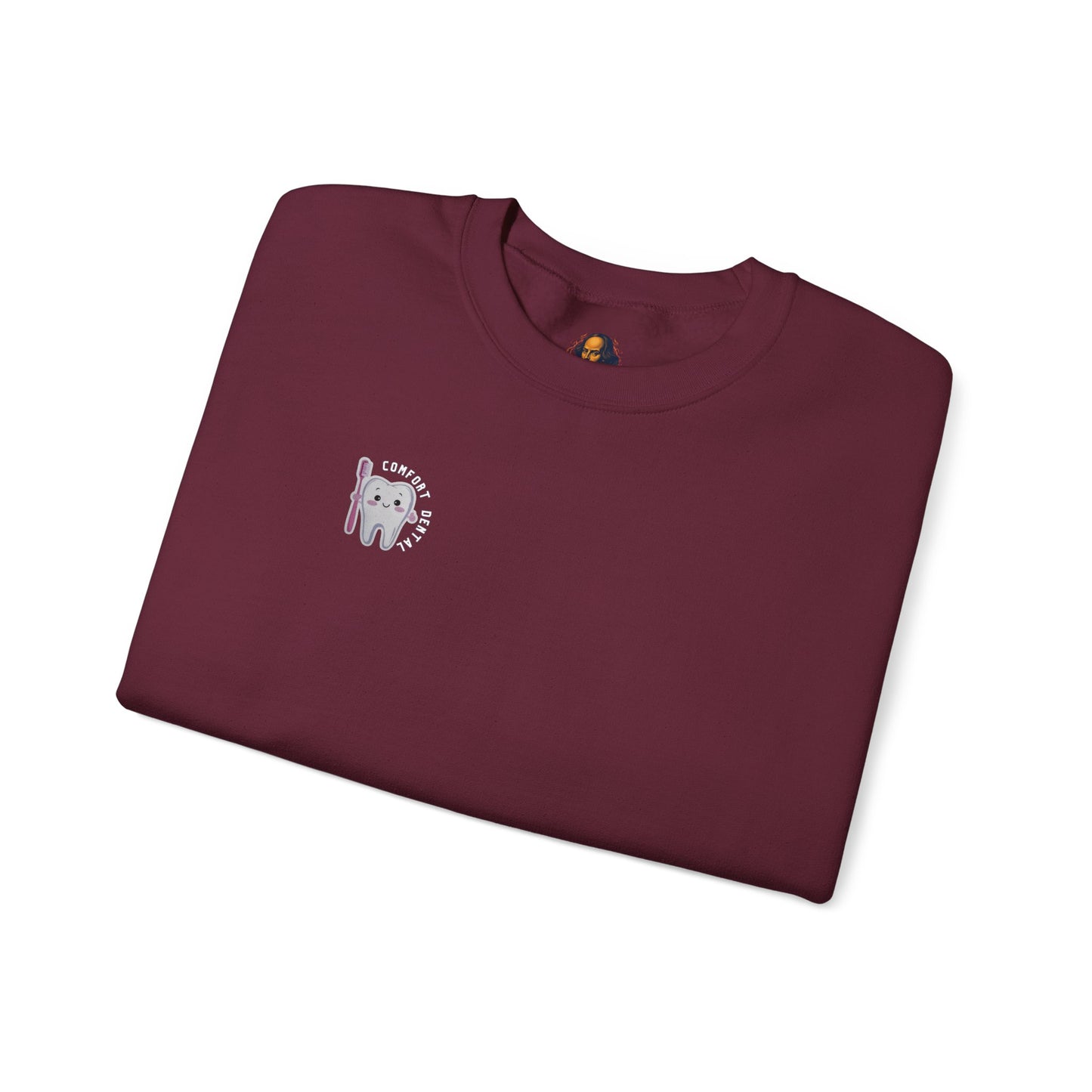 Comfort Dental Pocket Logo Crewneck Sweatshirt Unisex