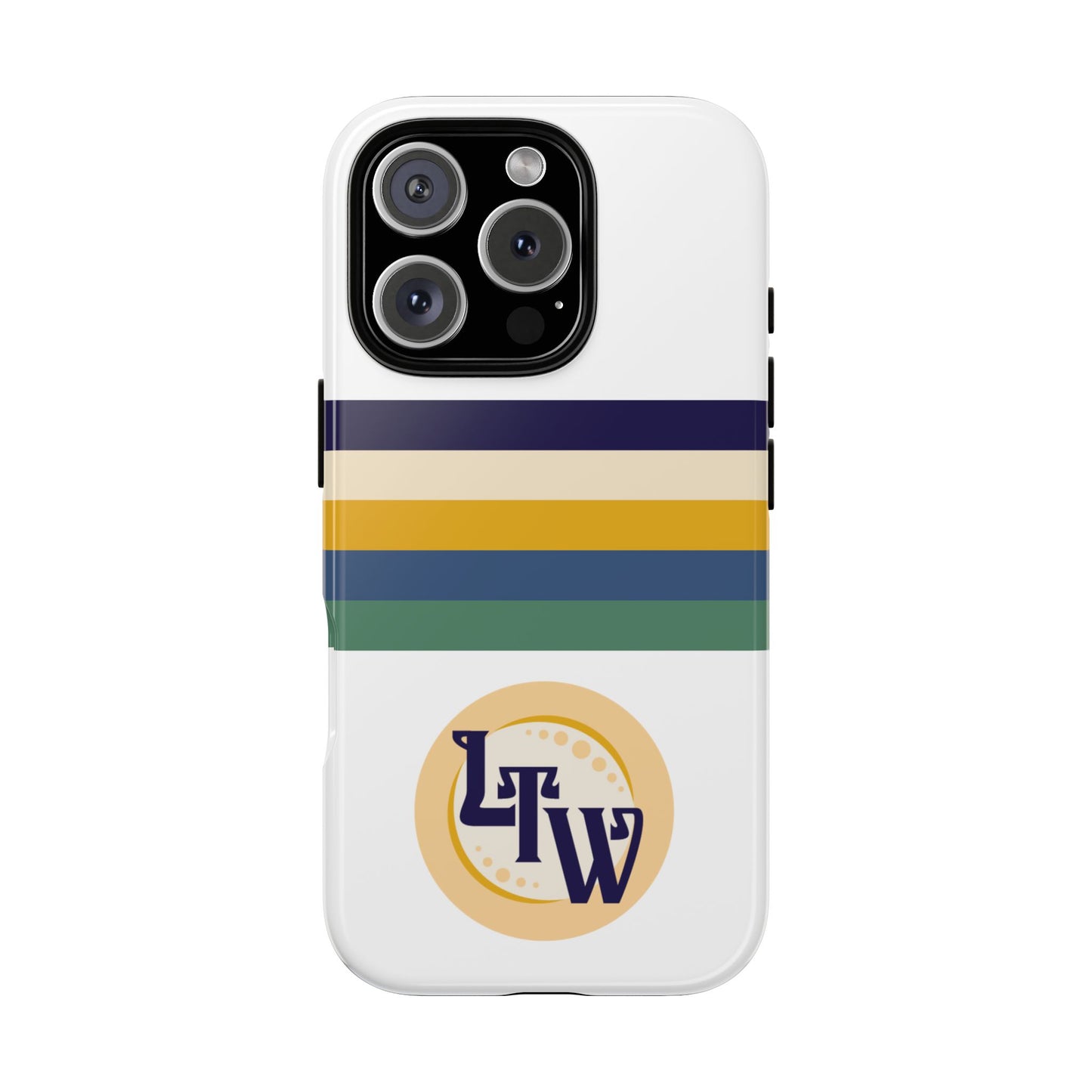 LTW Color Stripe and Monogram Tough Phone Case - iPhone