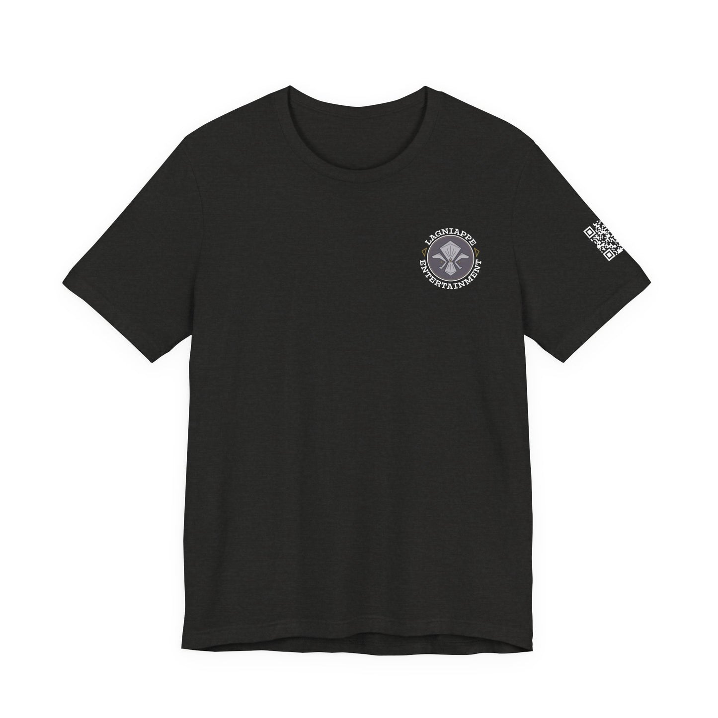 Lagniappe Entertainment Light Color Logo - Unisex Graphic Tee for Music Lovers, Casual Wear, Concerts, Gifts for Him/Her, Everyday T-Shirt