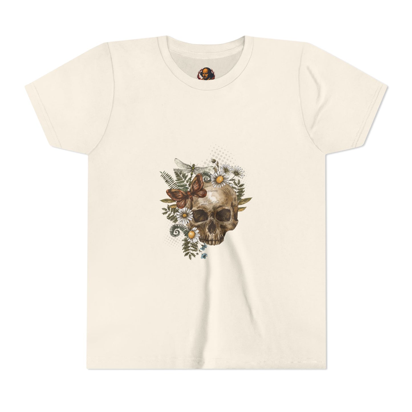 Goblincore Skull Youth Short Sleeve Tee