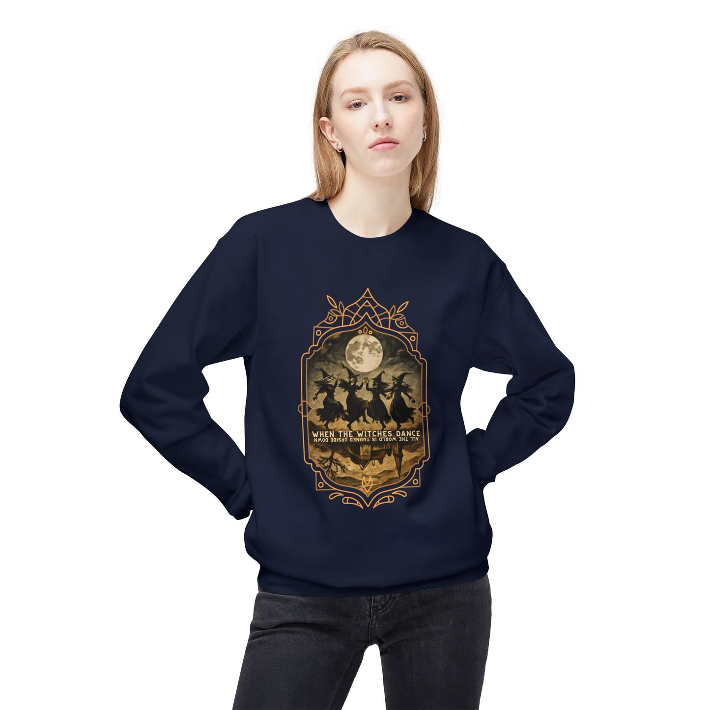 When the witches dance, all the world is turned upside down Unisex Long Sleeve Tee