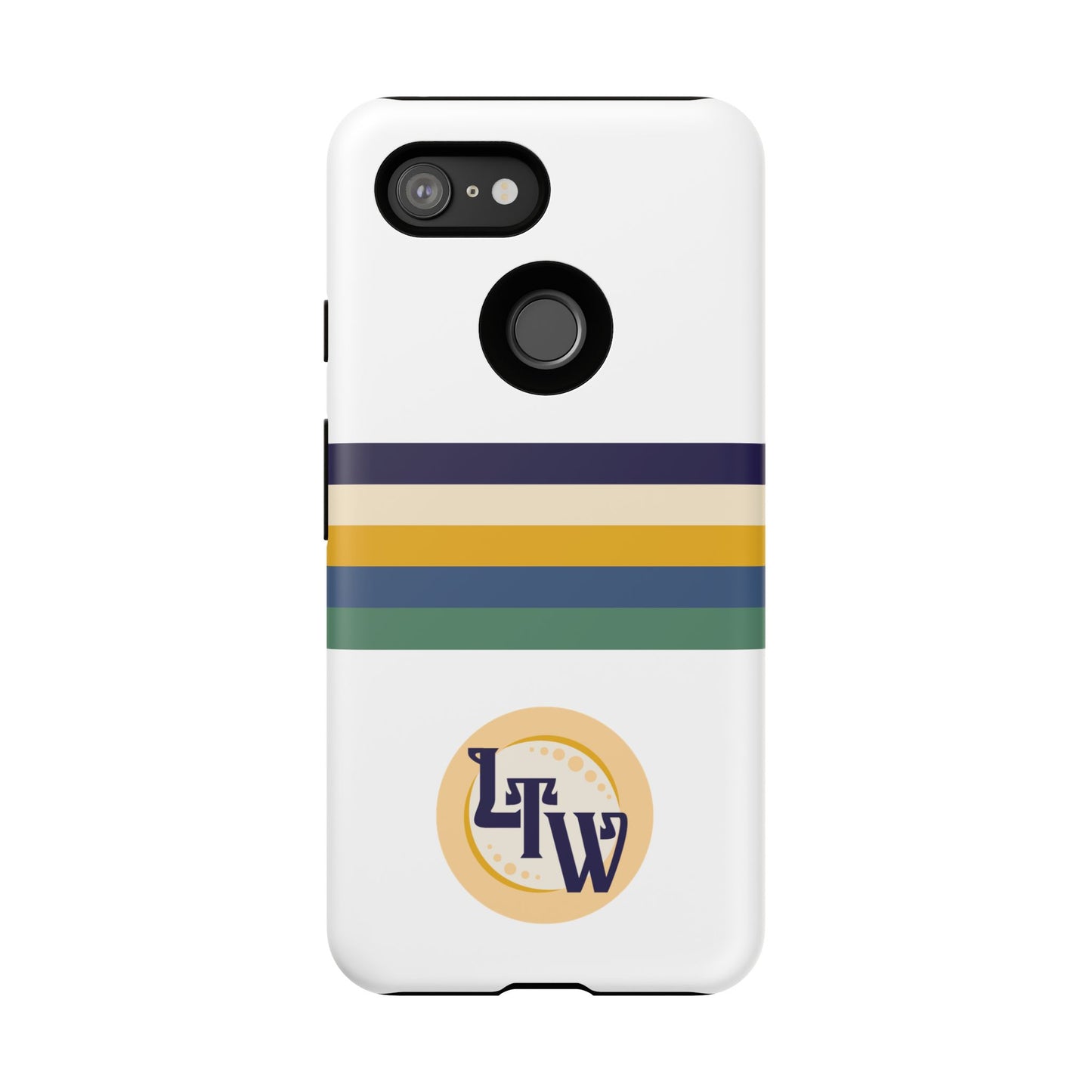 LTW Color Stripe and Monogram Tough Phone Case - Google Pixel