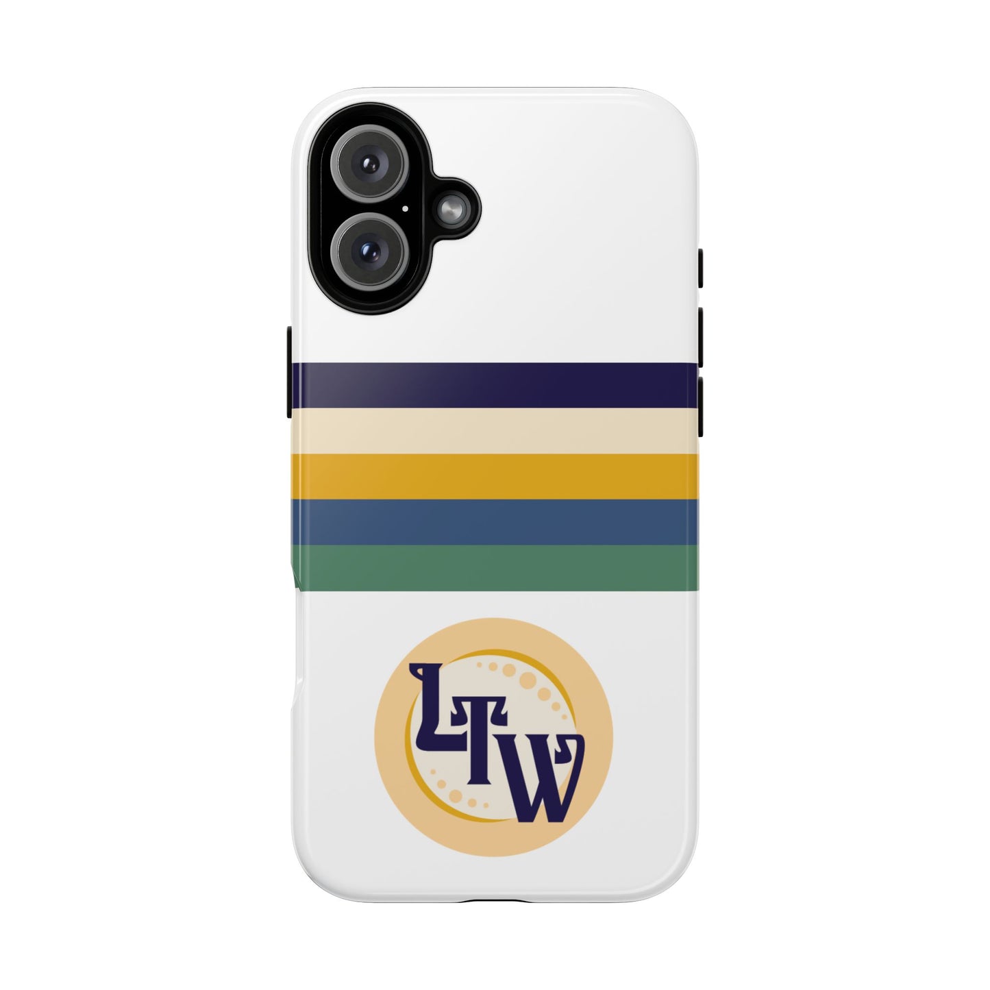 LTW Color Stripe and Monogram Tough Phone Case - iPhone