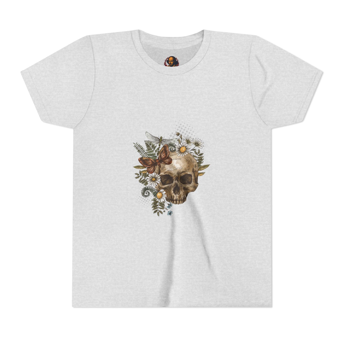 Goblincore Skull Youth Short Sleeve Tee