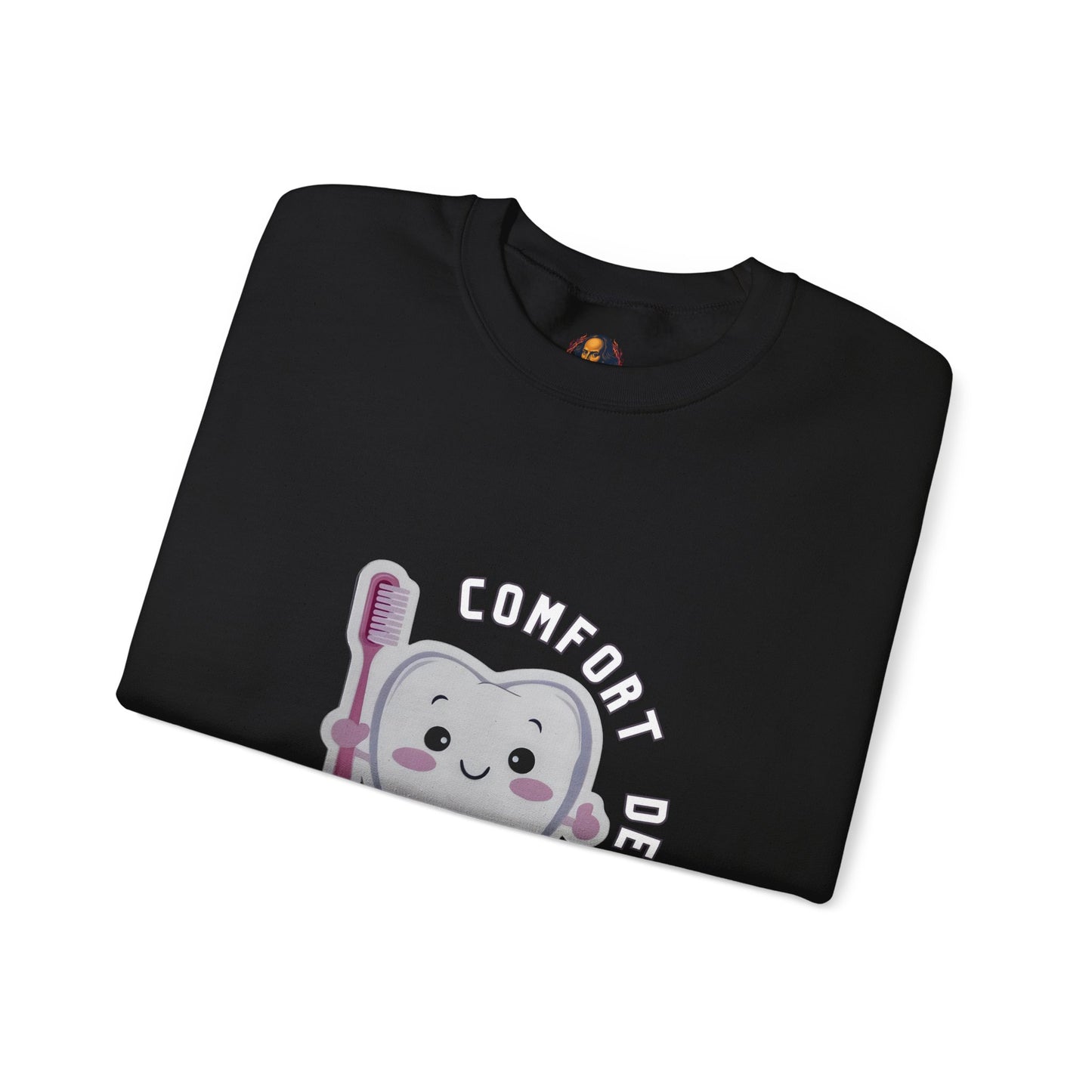Comfort Dental Front Logo Crewneck Sweatshirt Unisex