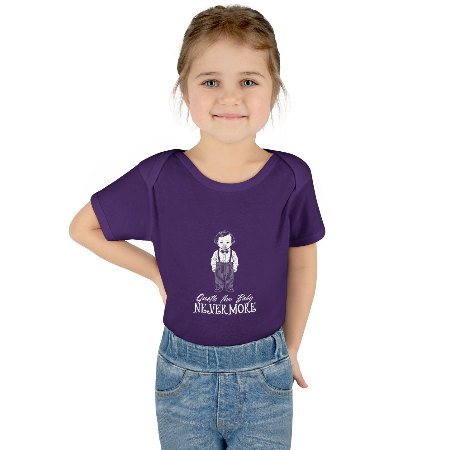 Little Edgar Words Infant Onesie