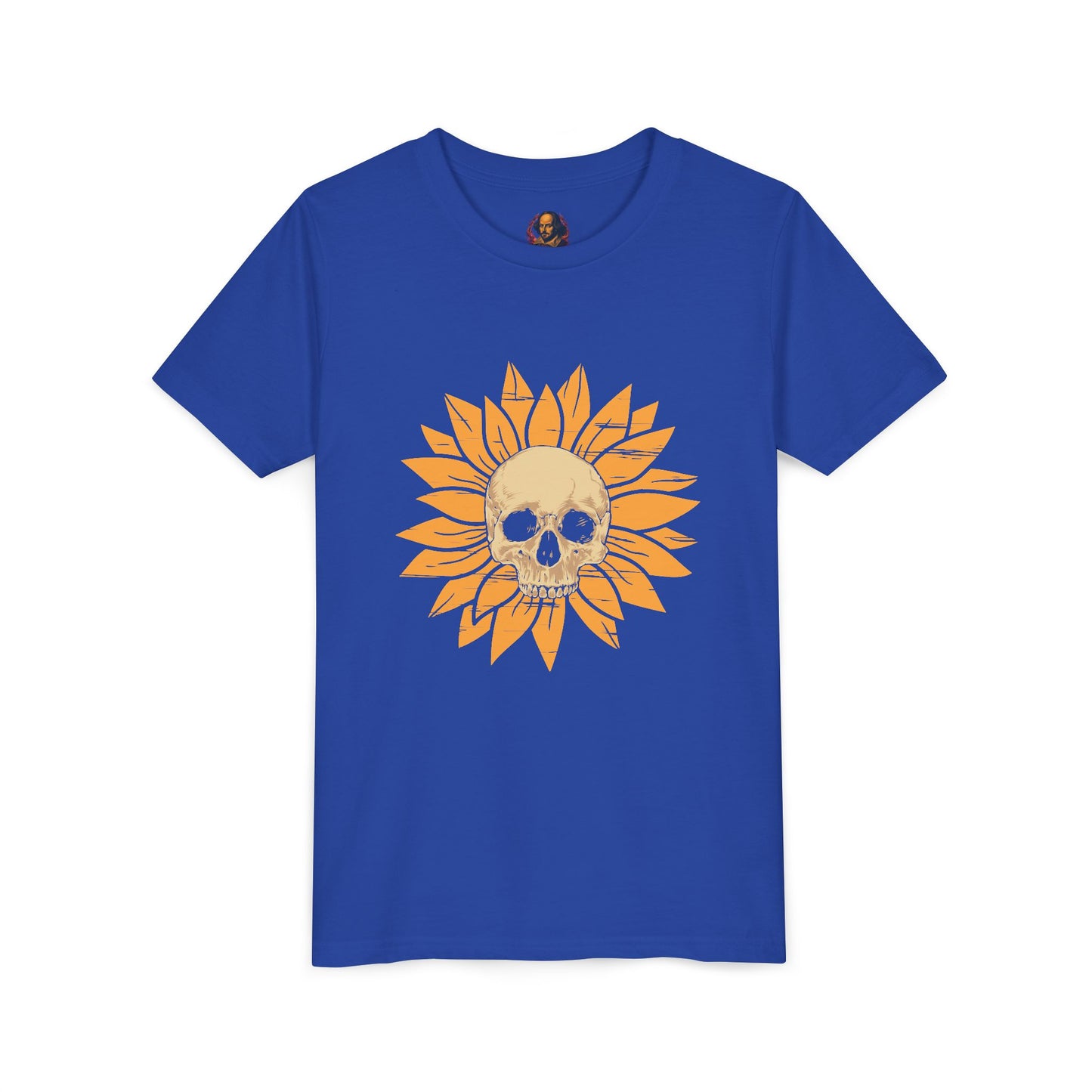 Skull Sunflower Youth Tee