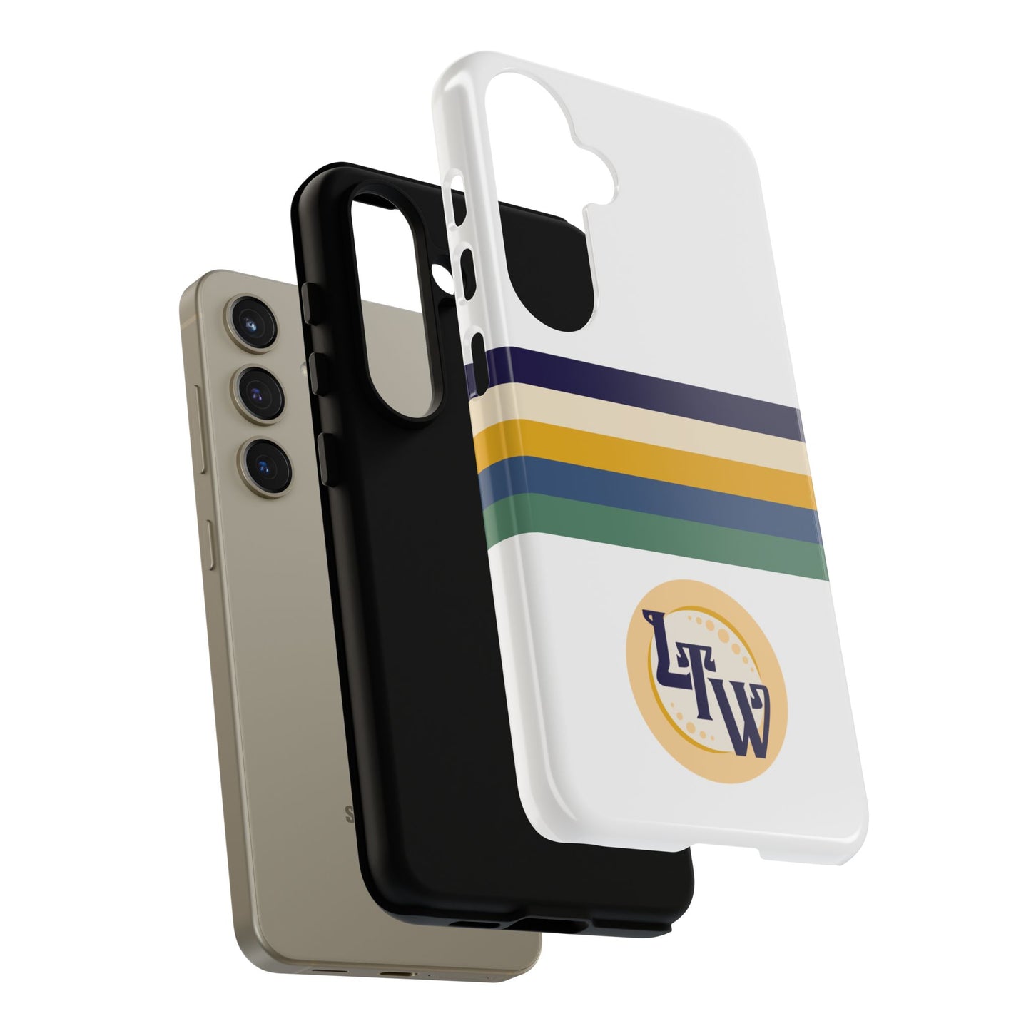 LTW Color Stripe and Monogram Tough Phone Case - Samsung
