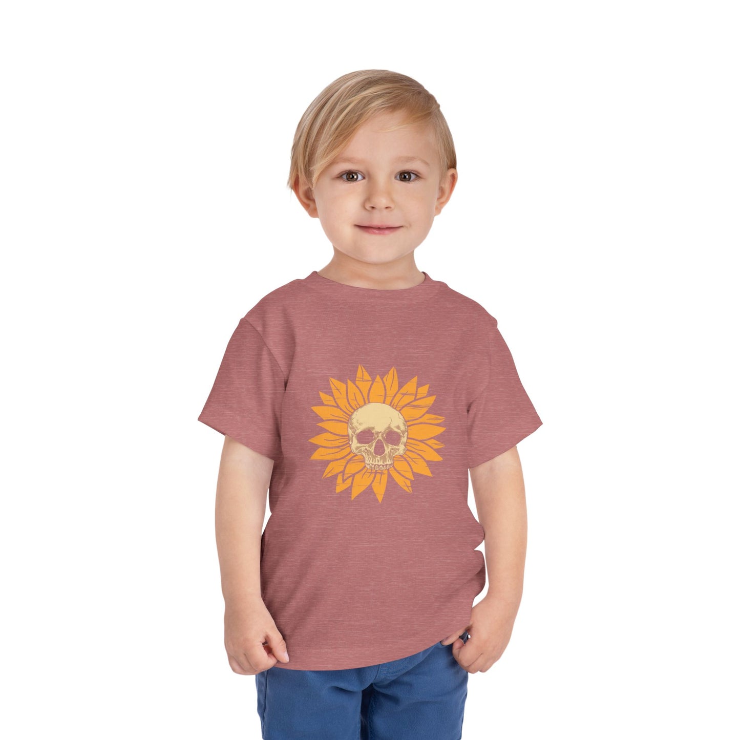 Skull Sunflower Toddler Tee