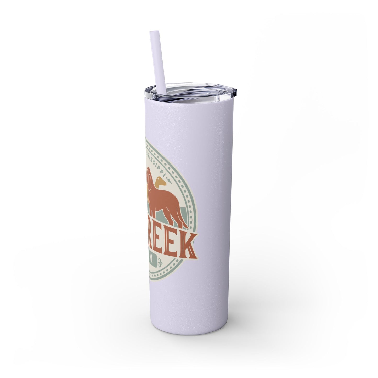 Big Creek Farm Skinny Tumbler with Straw, 20oz