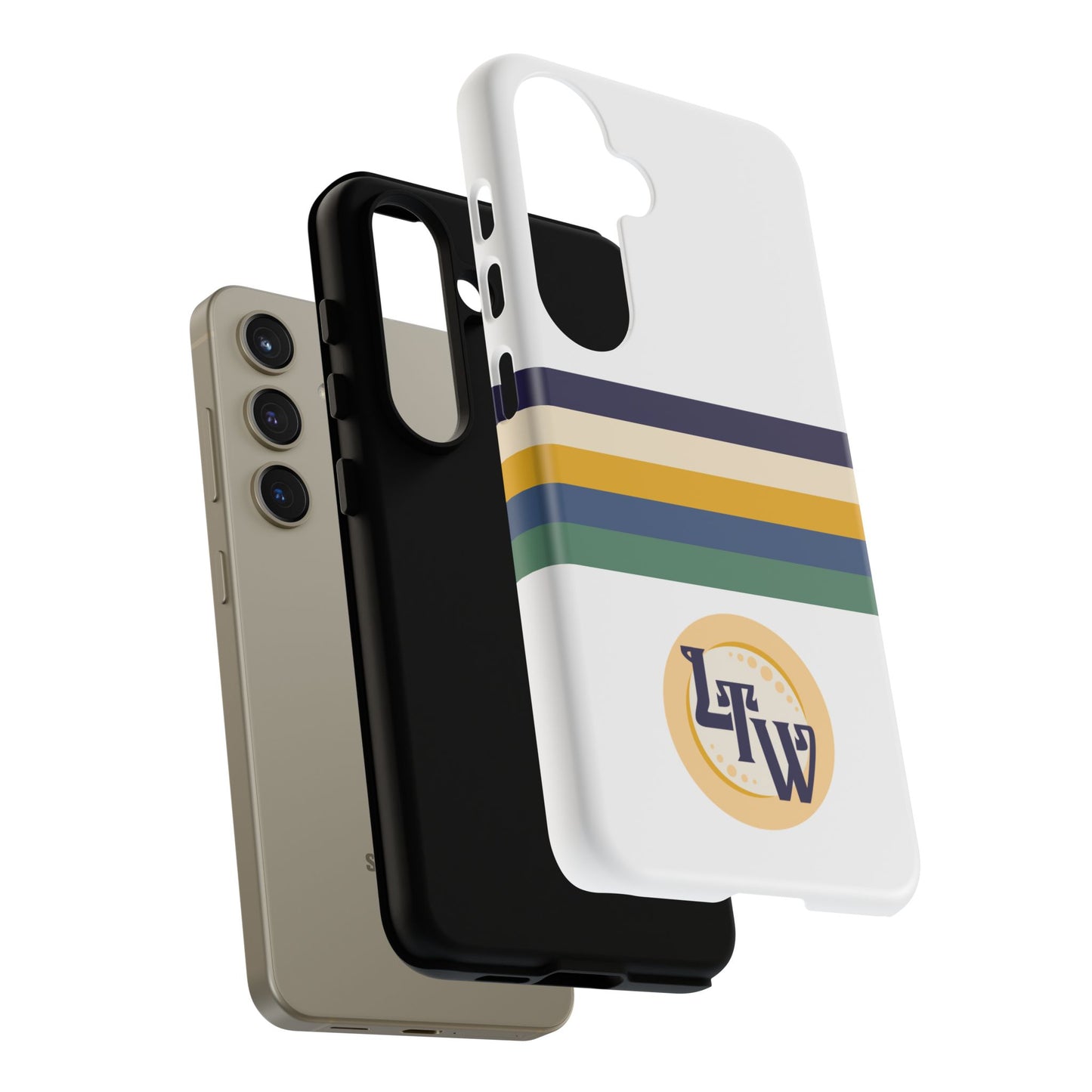 LTW Color Stripe and Monogram Tough Phone Case - Samsung