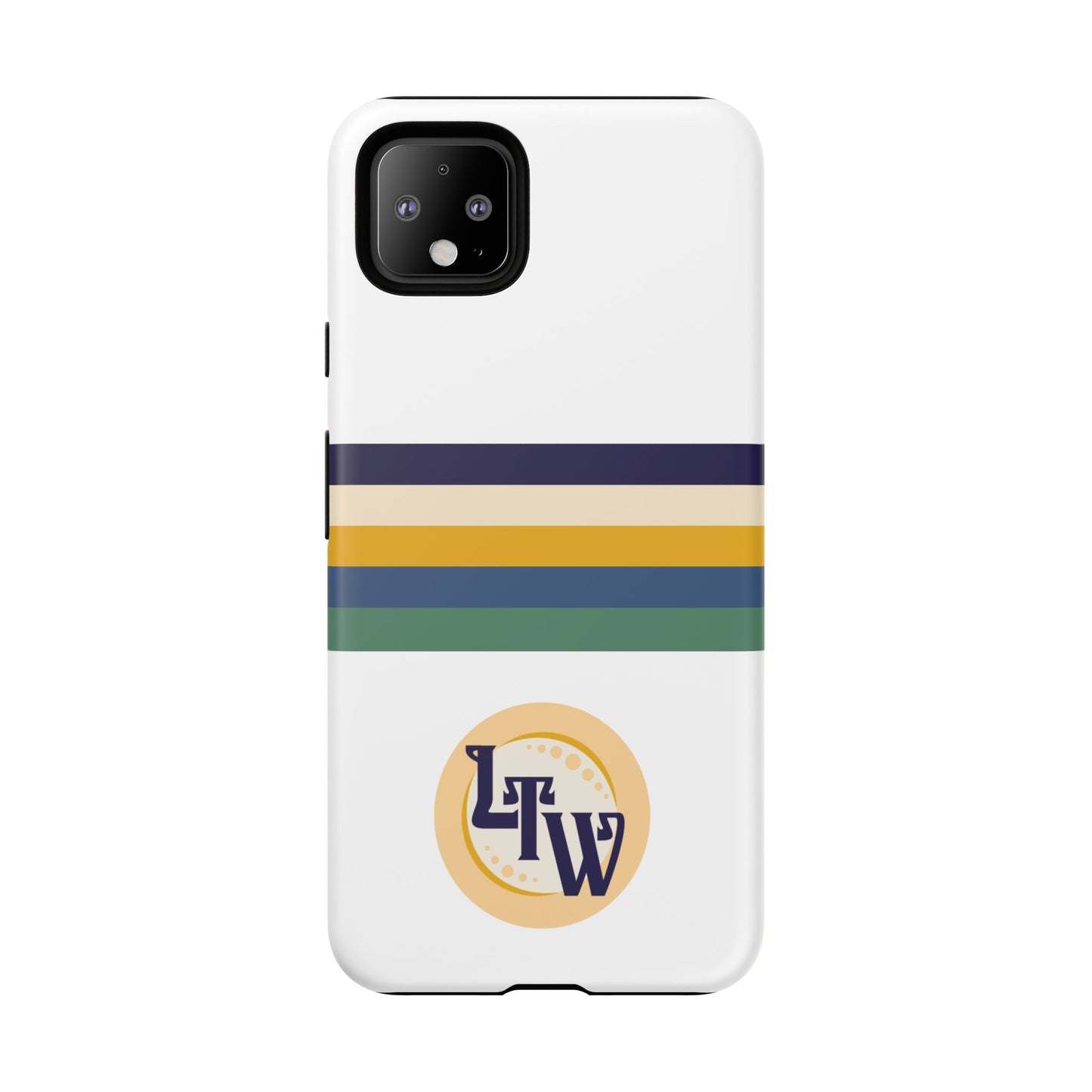 LTW Color Stripe and Monogram Tough Phone Case - Google Pixel