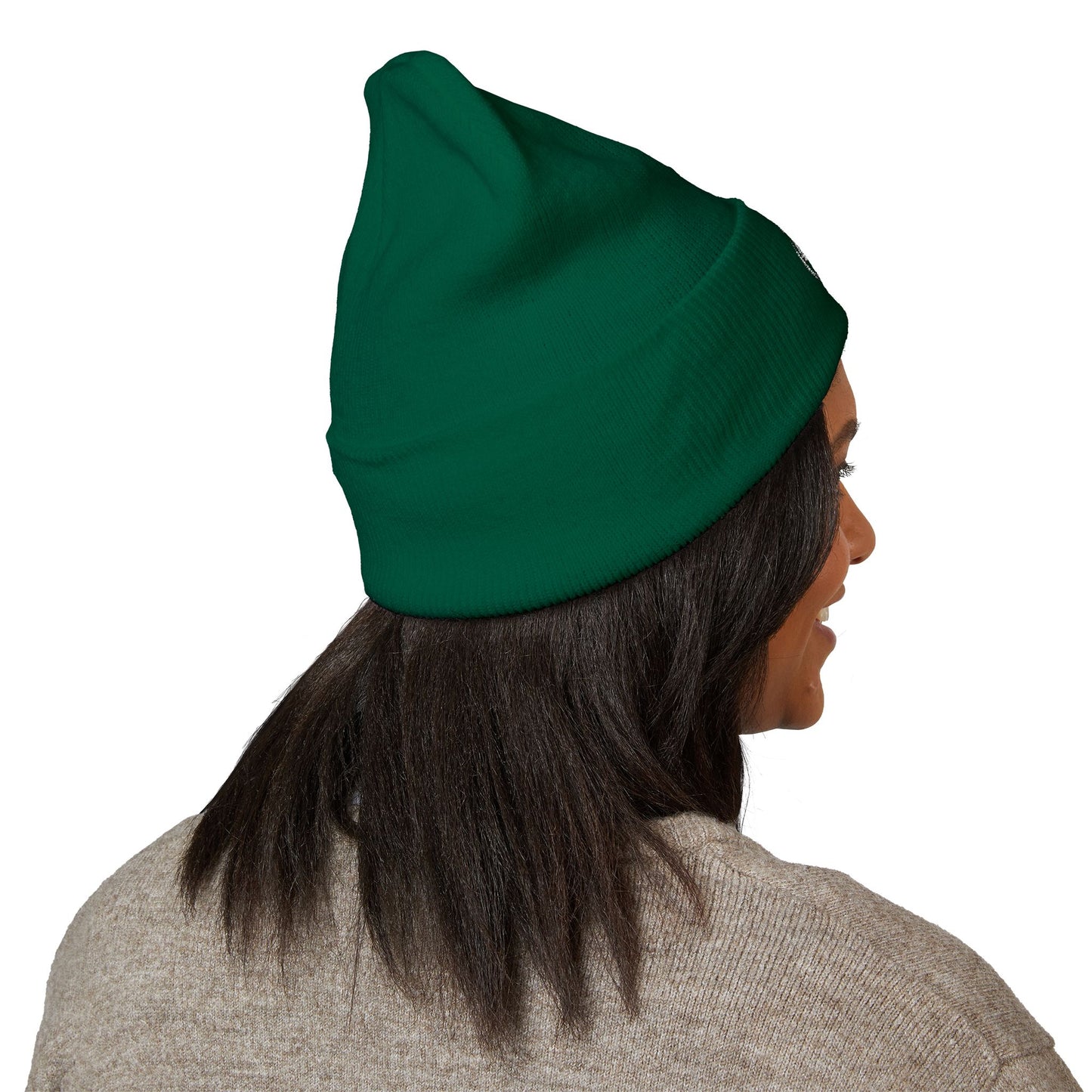 LTW Monogram Embroidered Cuffed Beanie