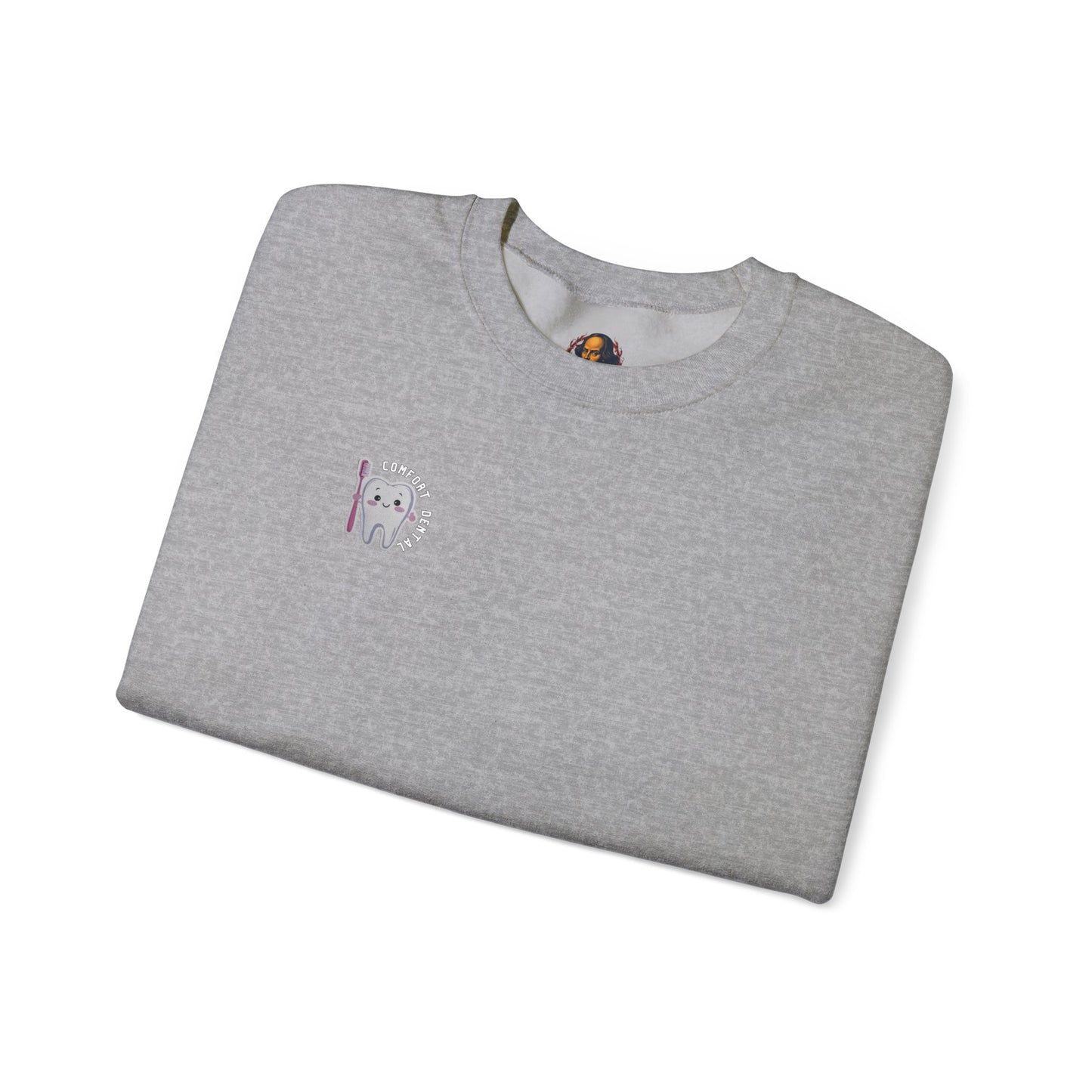 Comfort Dental Pocket Logo Crewneck Sweatshirt Unisex