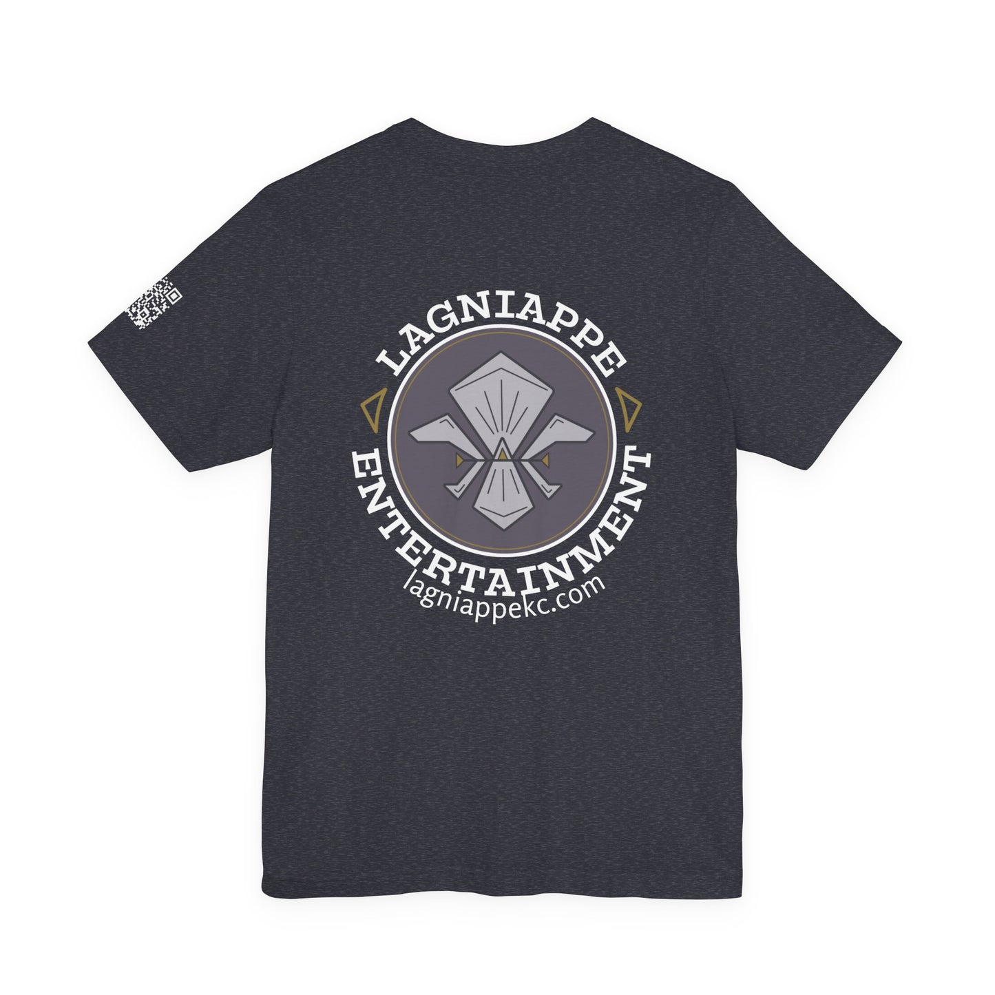 Lagniappe Entertainment Light Color Logo - Unisex Graphic Tee for Music Lovers, Casual Wear, Concerts, Gifts for Him/Her, Everyday T-Shirt