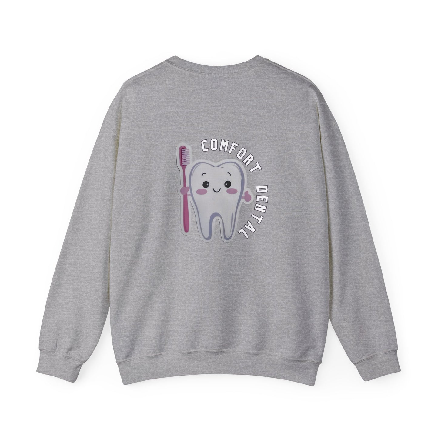 Comfort Dental Back Logo Crewneck Sweatshirt Unisex