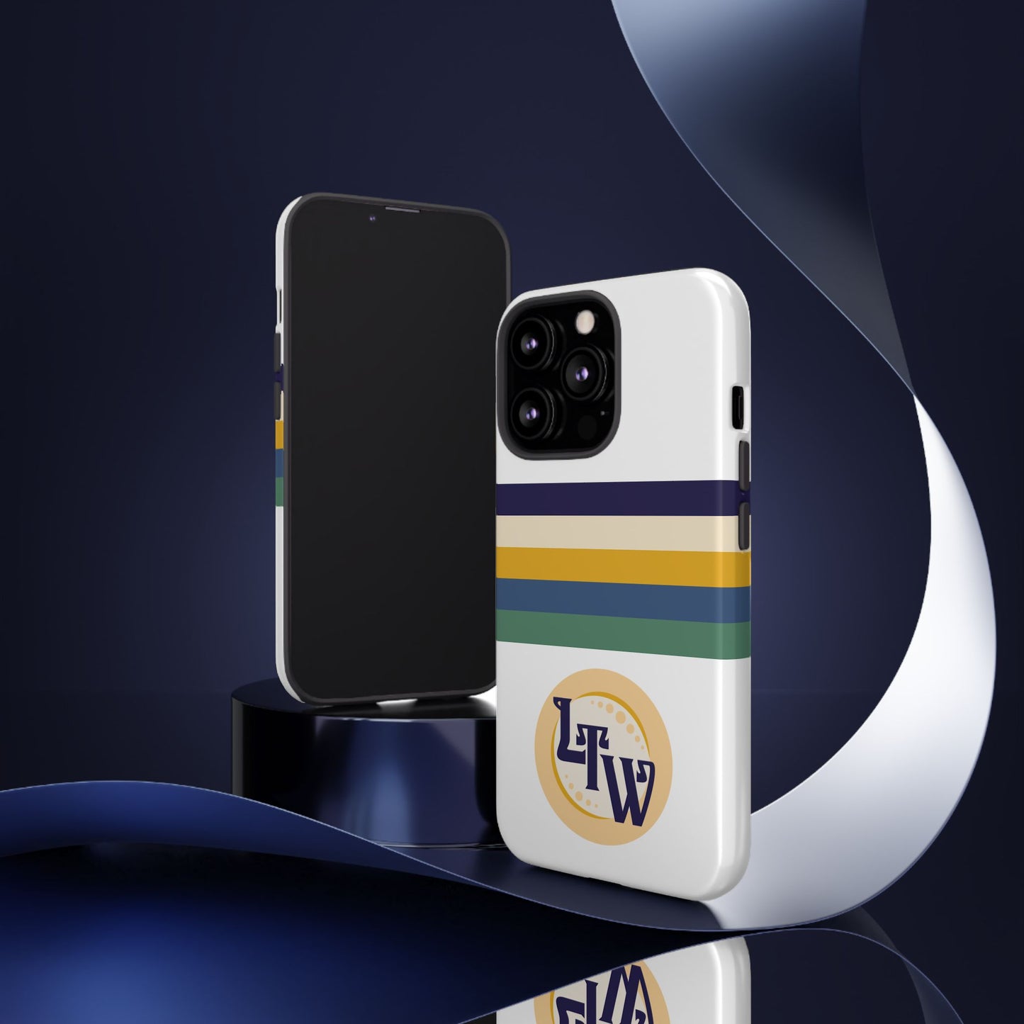 LTW Color Stripe and Monogram Tough Phone Case - iPhone