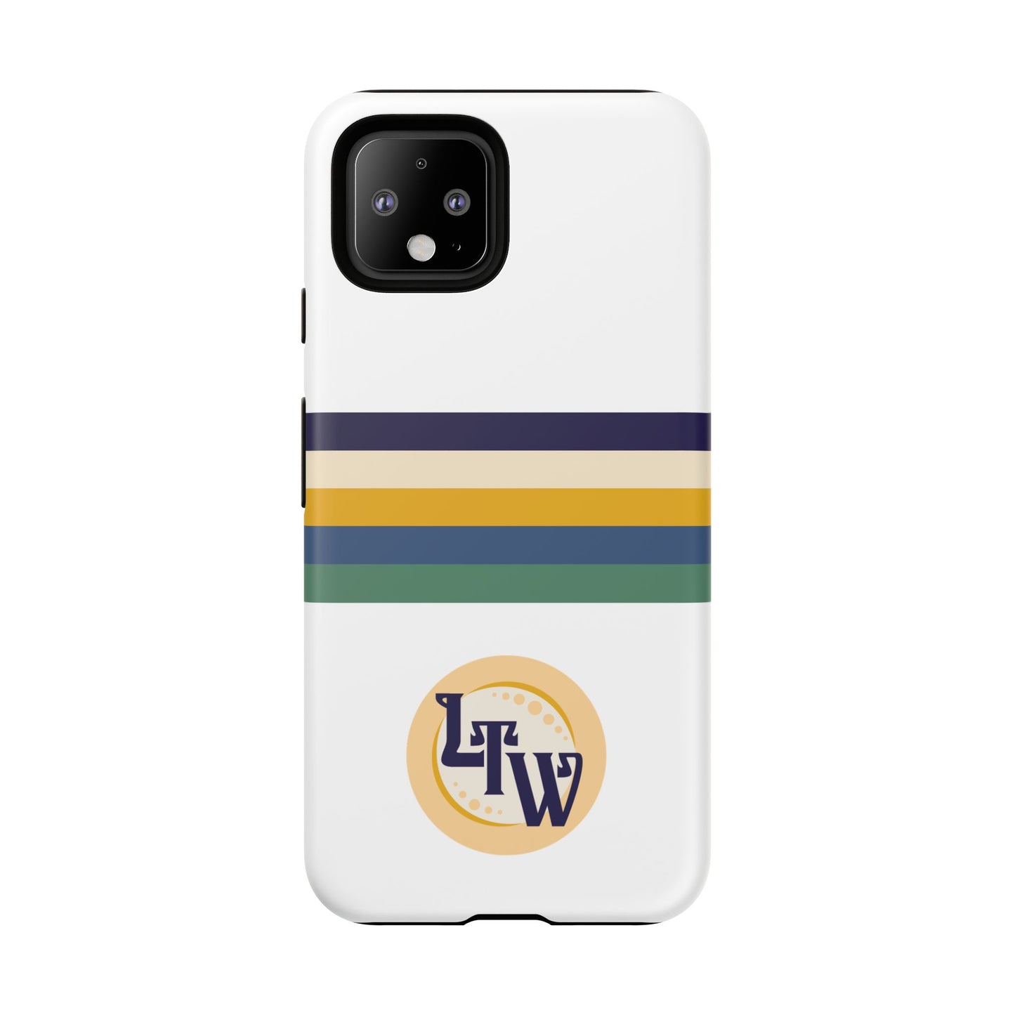 LTW Color Stripe and Monogram Tough Phone Case - Google Pixel