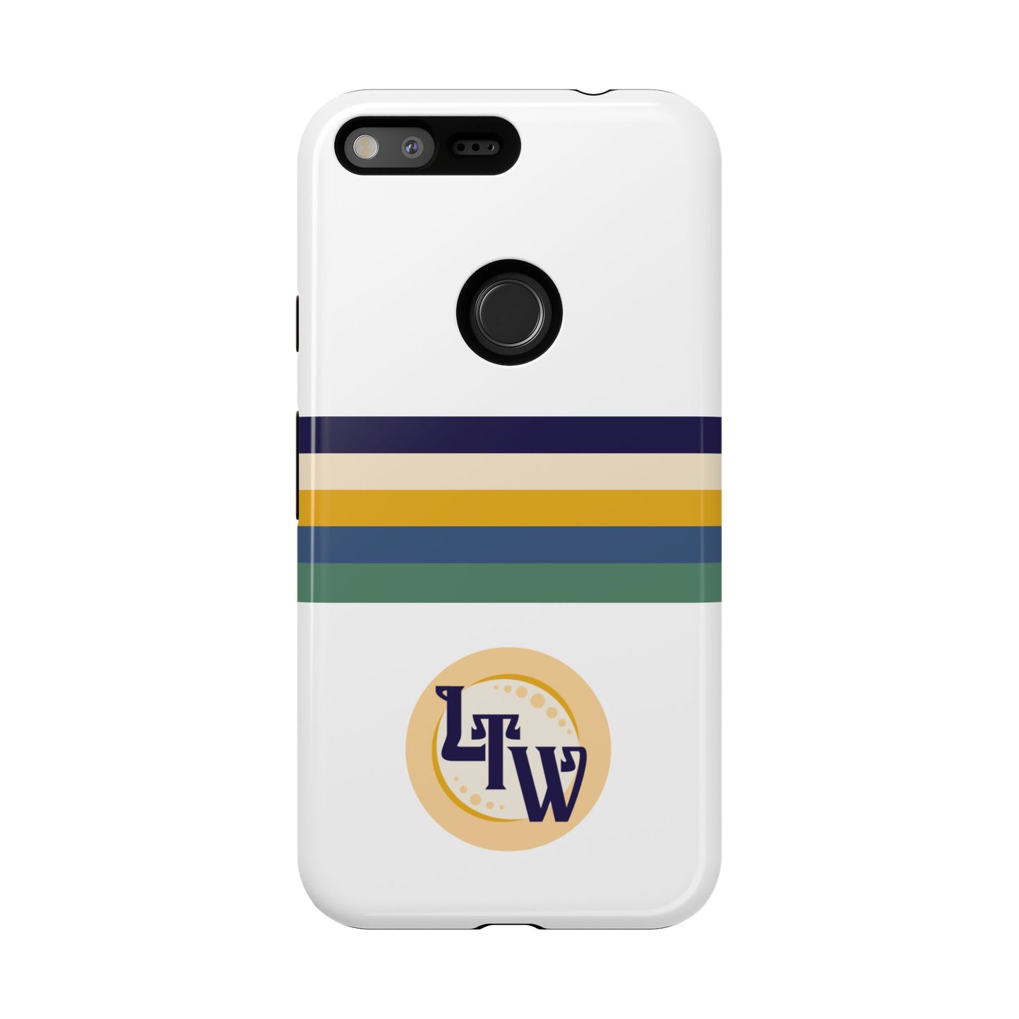 LTW Color Stripe and Monogram Tough Phone Case - Google Pixel