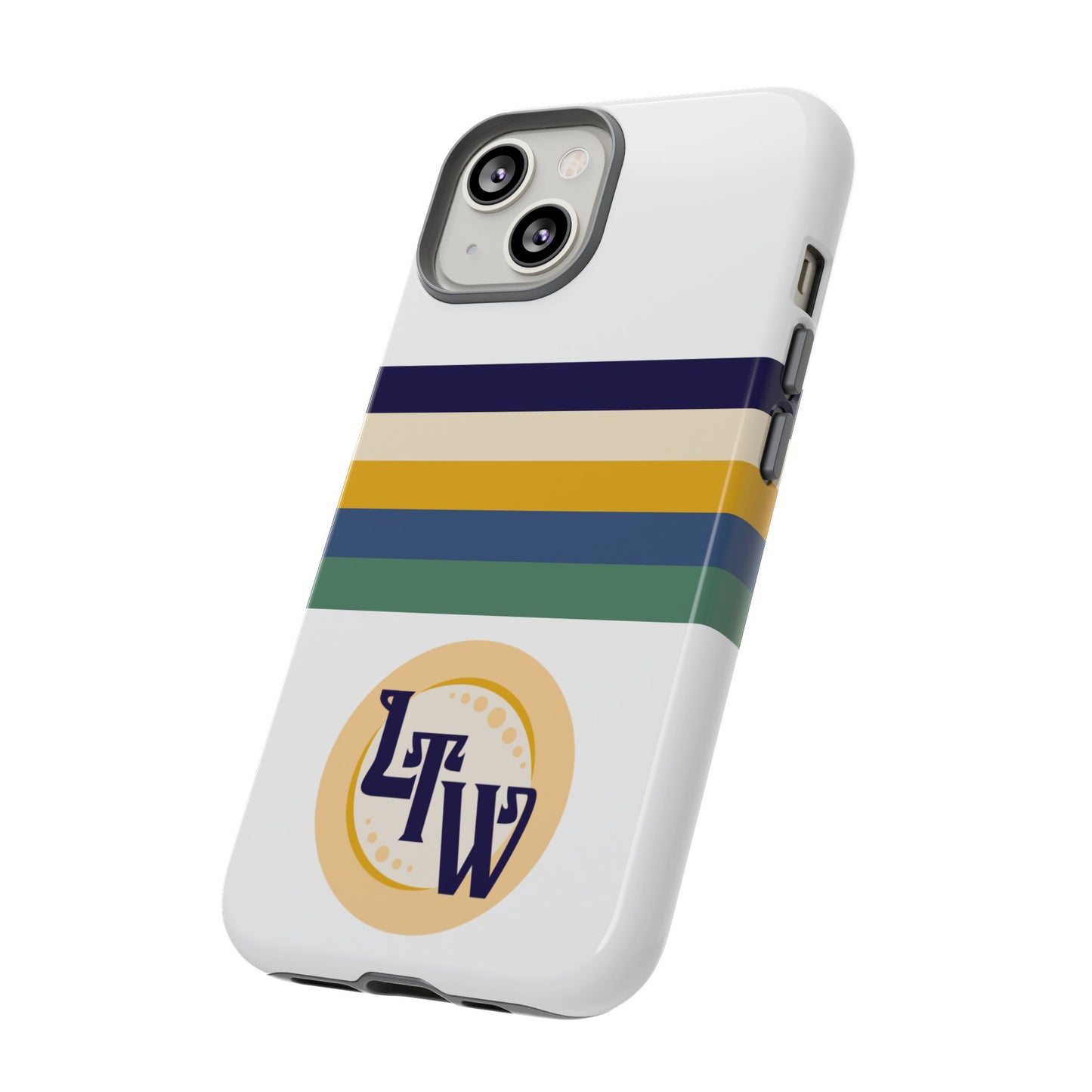 LTW Color Stripe and Monogram Tough Phone Case - iPhone