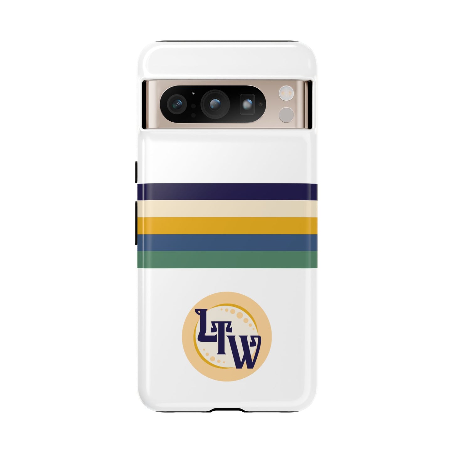 LTW Color Stripe and Monogram Tough Phone Case - Google Pixel