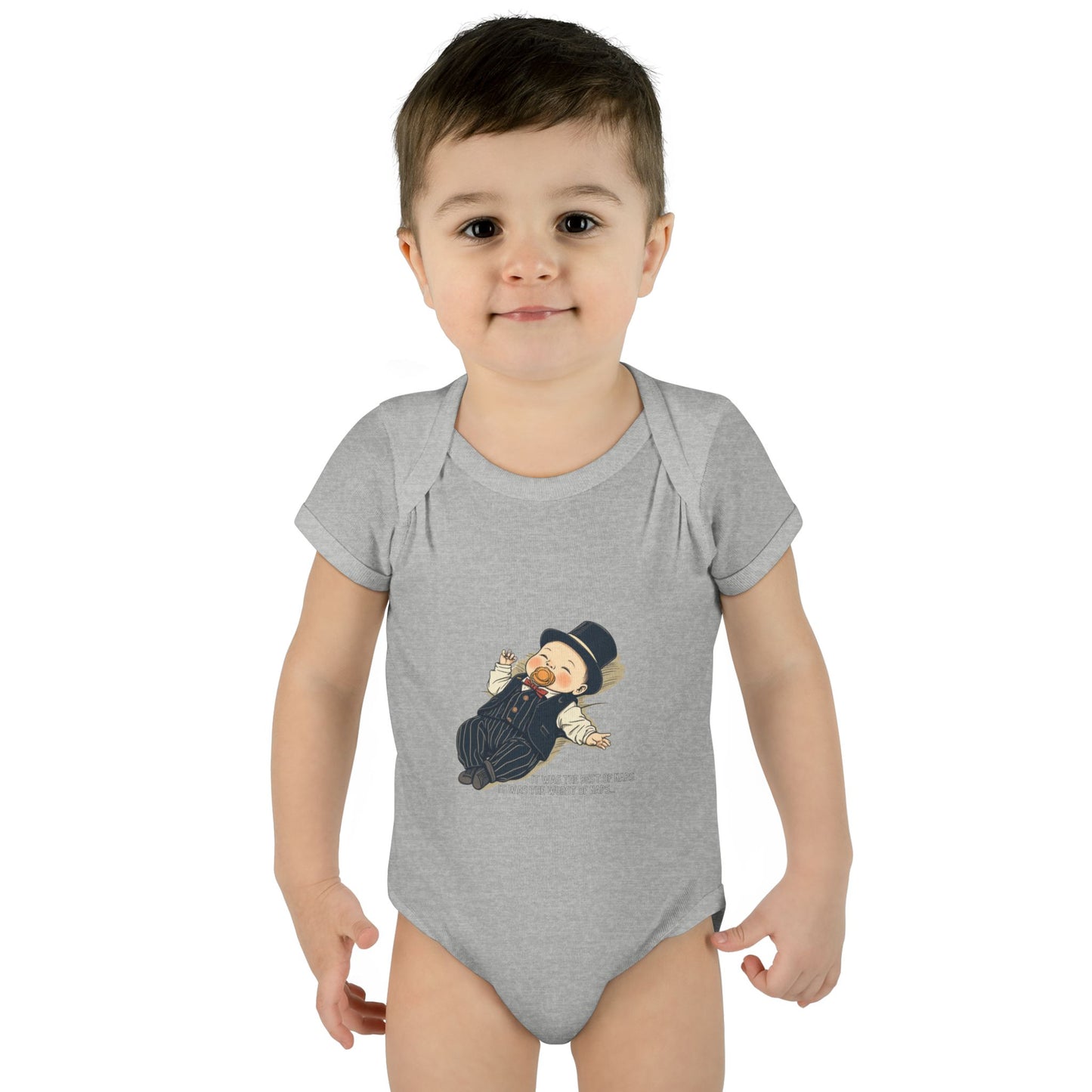 Little Dickens Words Infant Onesie