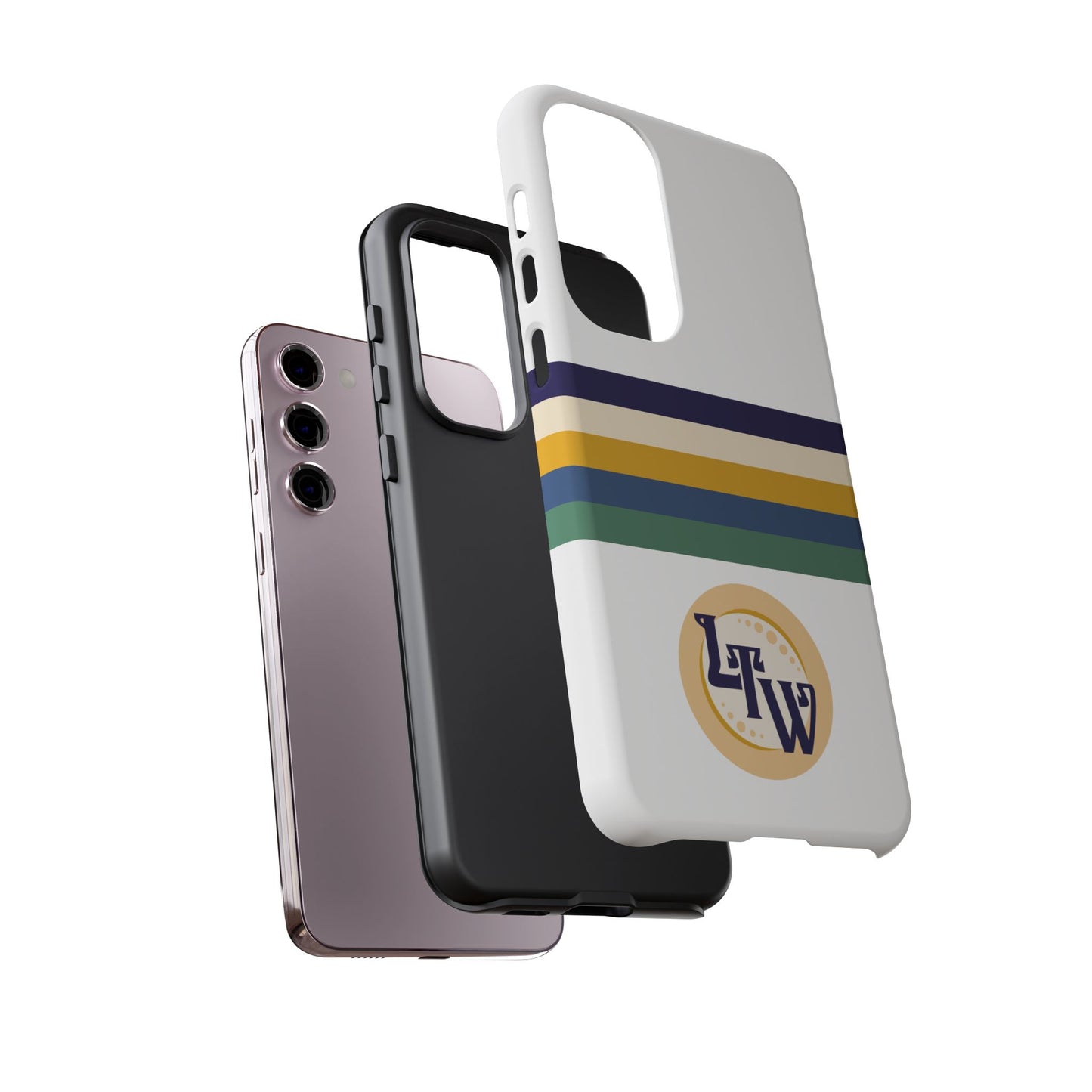 LTW Color Stripe and Monogram Tough Phone Case - Samsung