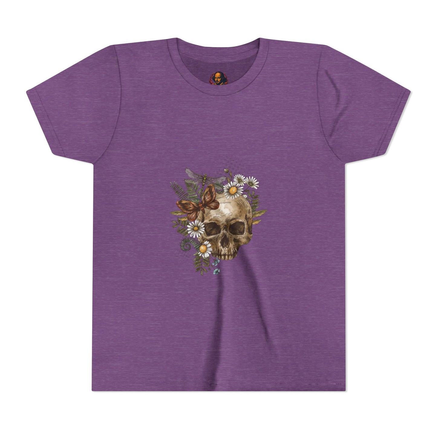 Goblincore Skull Youth Short Sleeve Tee