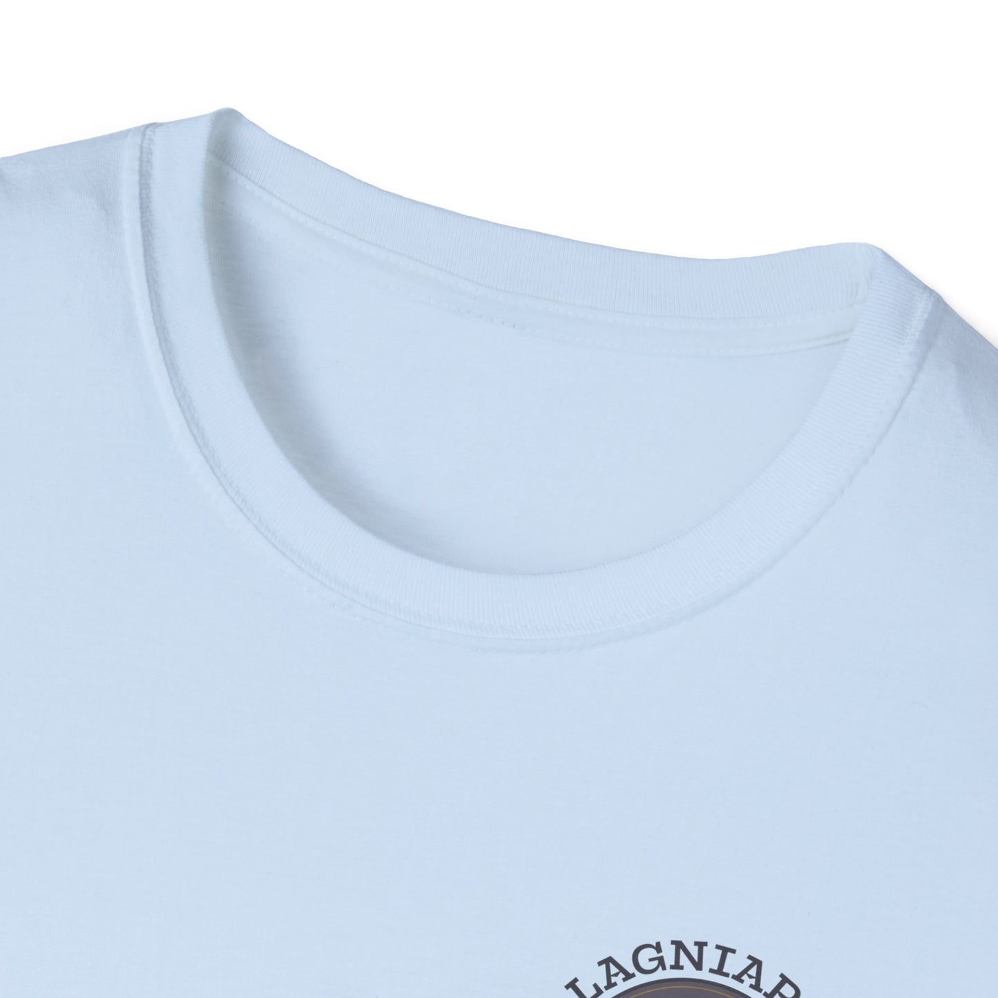 Lagniappe Entertainment Dark Color Logo - Unisex Jersey Tee, Casual Tee, Graphic T-Shirt, Unique Gift, Birthday Gift, Music Festival Apparel
