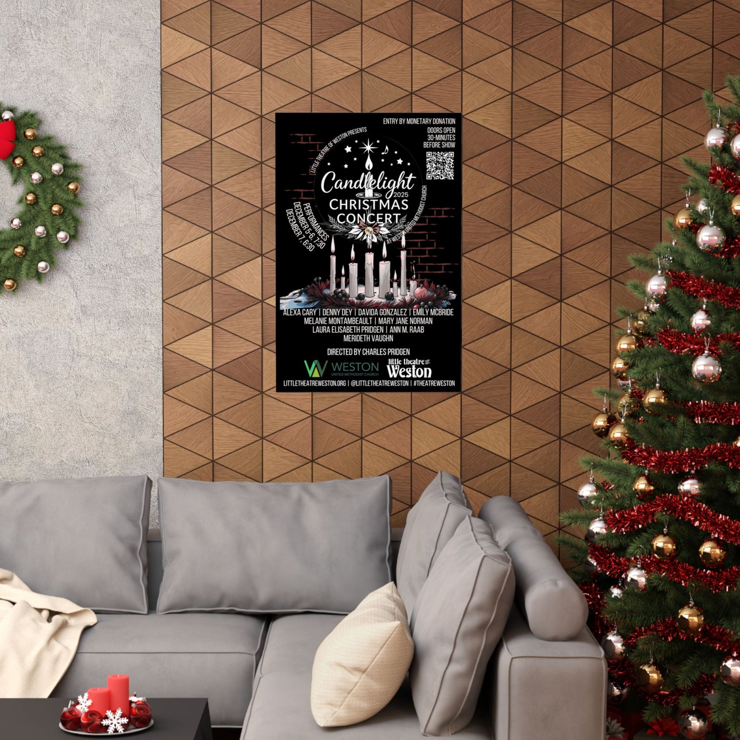 Candlelight Christmas Concert Poster