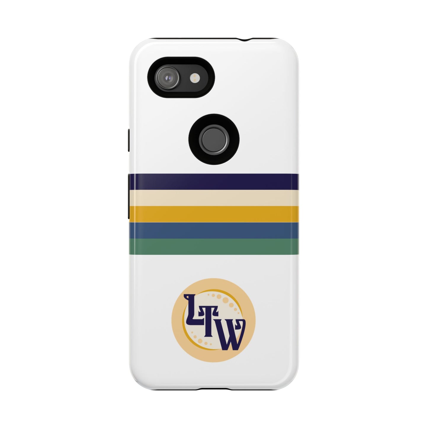 LTW Color Stripe and Monogram Tough Phone Case - Google Pixel