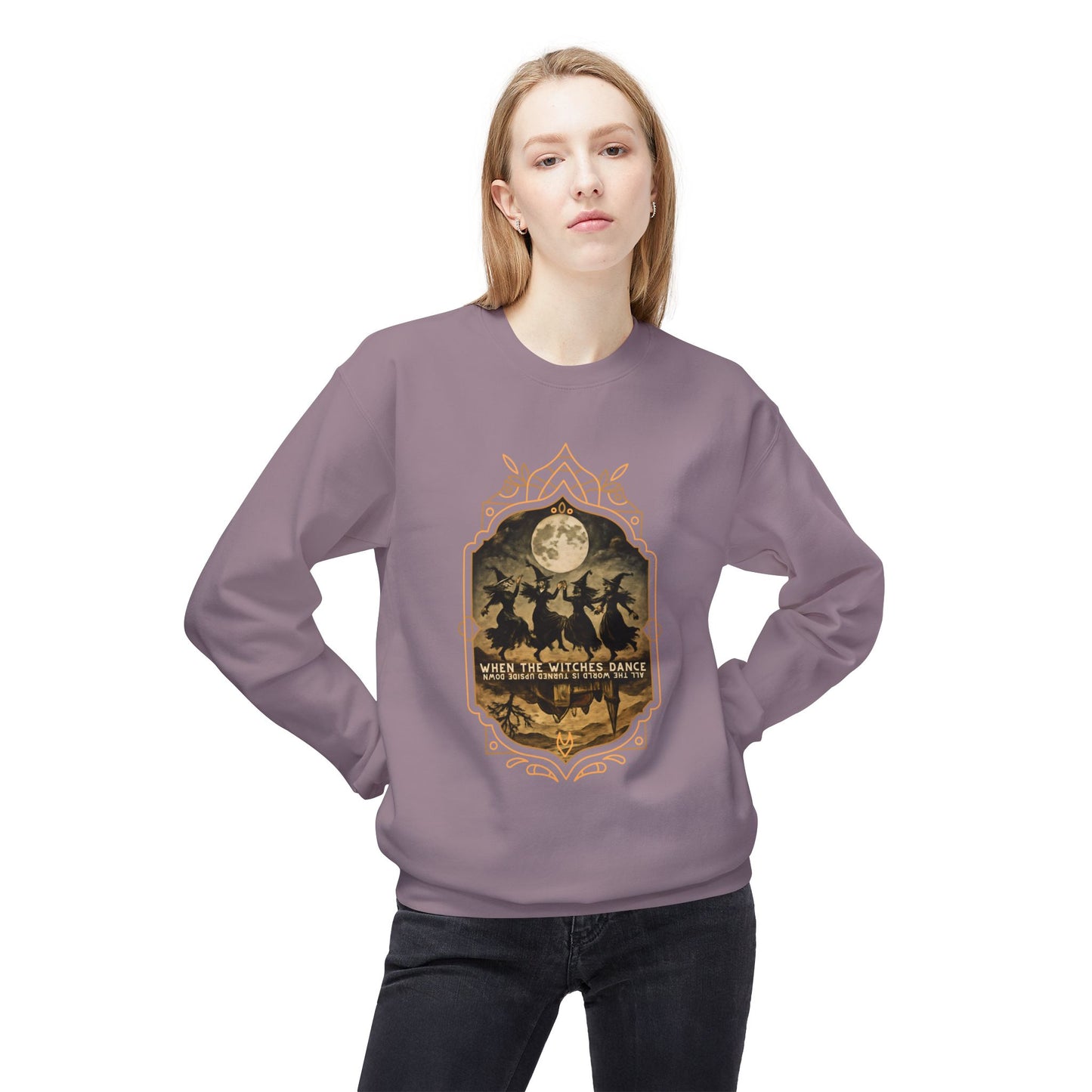 When the witches dance, all the world is turned upside down Unisex Long Sleeve Tee