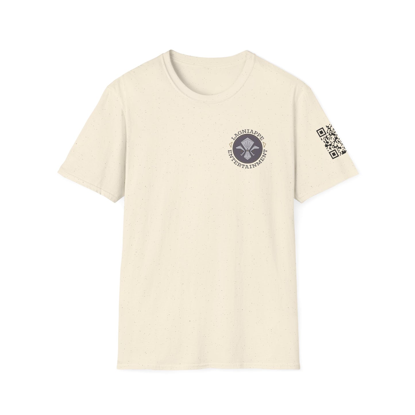 Lagniappe Entertainment Dark Color Logo - Unisex Jersey Tee, Casual Tee, Graphic T-Shirt, Unique Gift, Birthday Gift, Music Festival Apparel