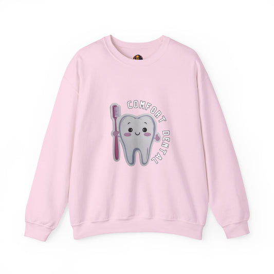 Comfort Dental Front Logo Crewneck Sweatshirt Unisex