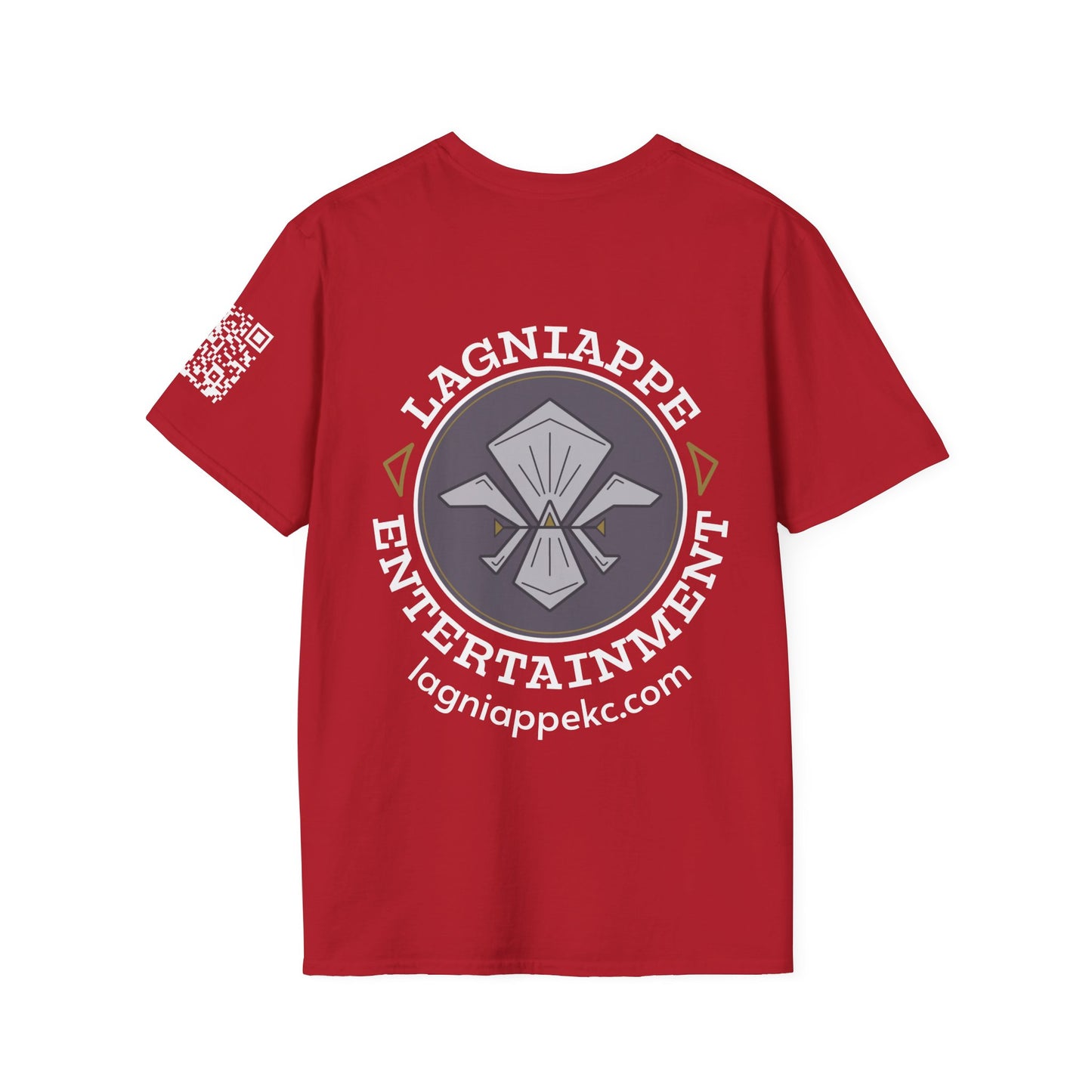 Lagniappe Entertainment Light Color Logo - Unisex Graphic Tee for Music Lovers, Casual Wear, Concerts, Gifts for Him/Her, Everyday T-Shirt