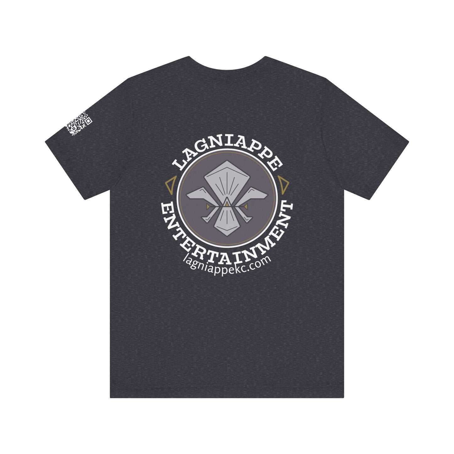 Lagniappe Entertainment Light Color Logo - Unisex Graphic Tee for Music Lovers, Casual Wear, Concerts, Gifts for Him/Her, Everyday T-Shirt