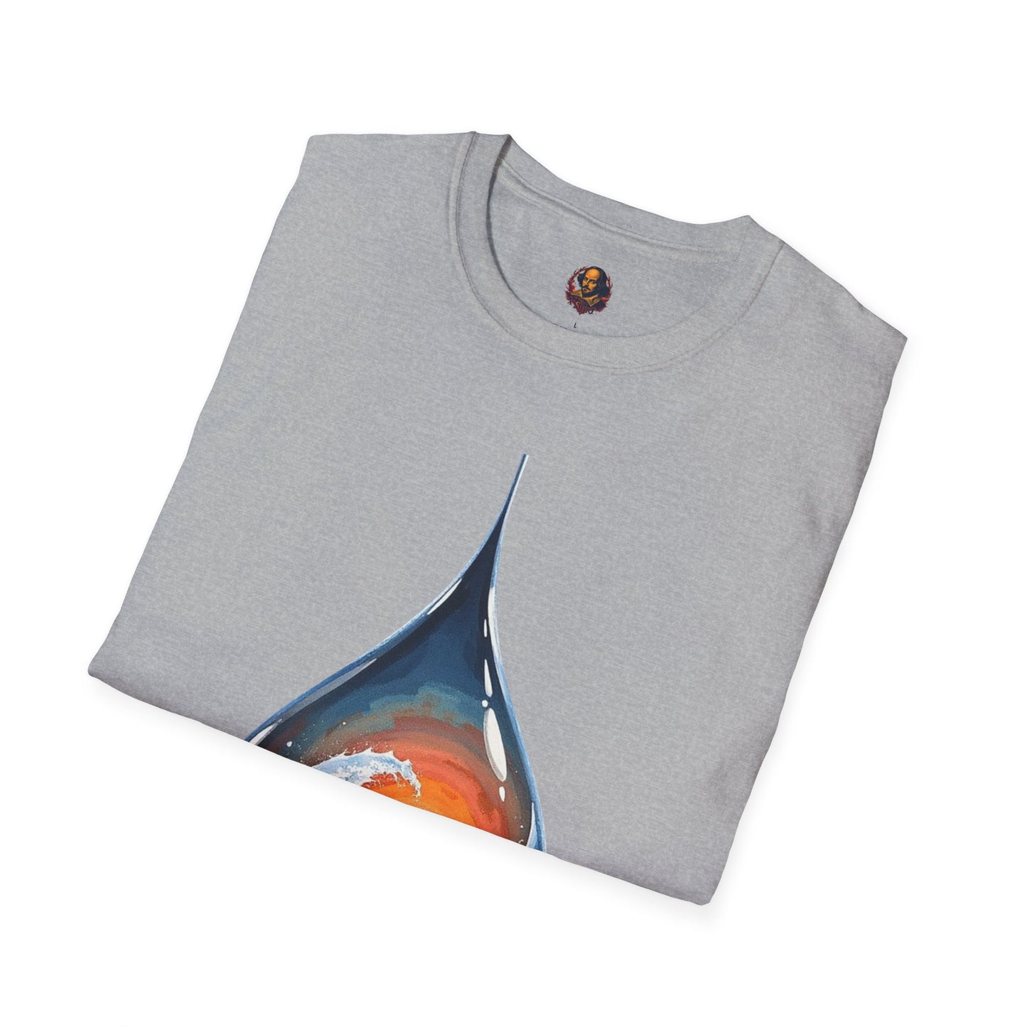 Raging Sea Trapped Inside a Raindrop Unisex Tee