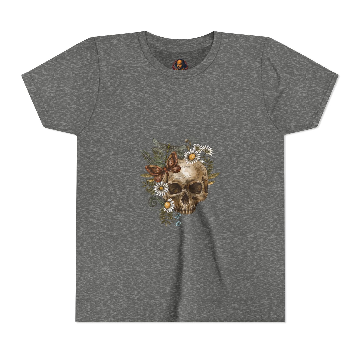 Goblincore Skull Youth Short Sleeve Tee