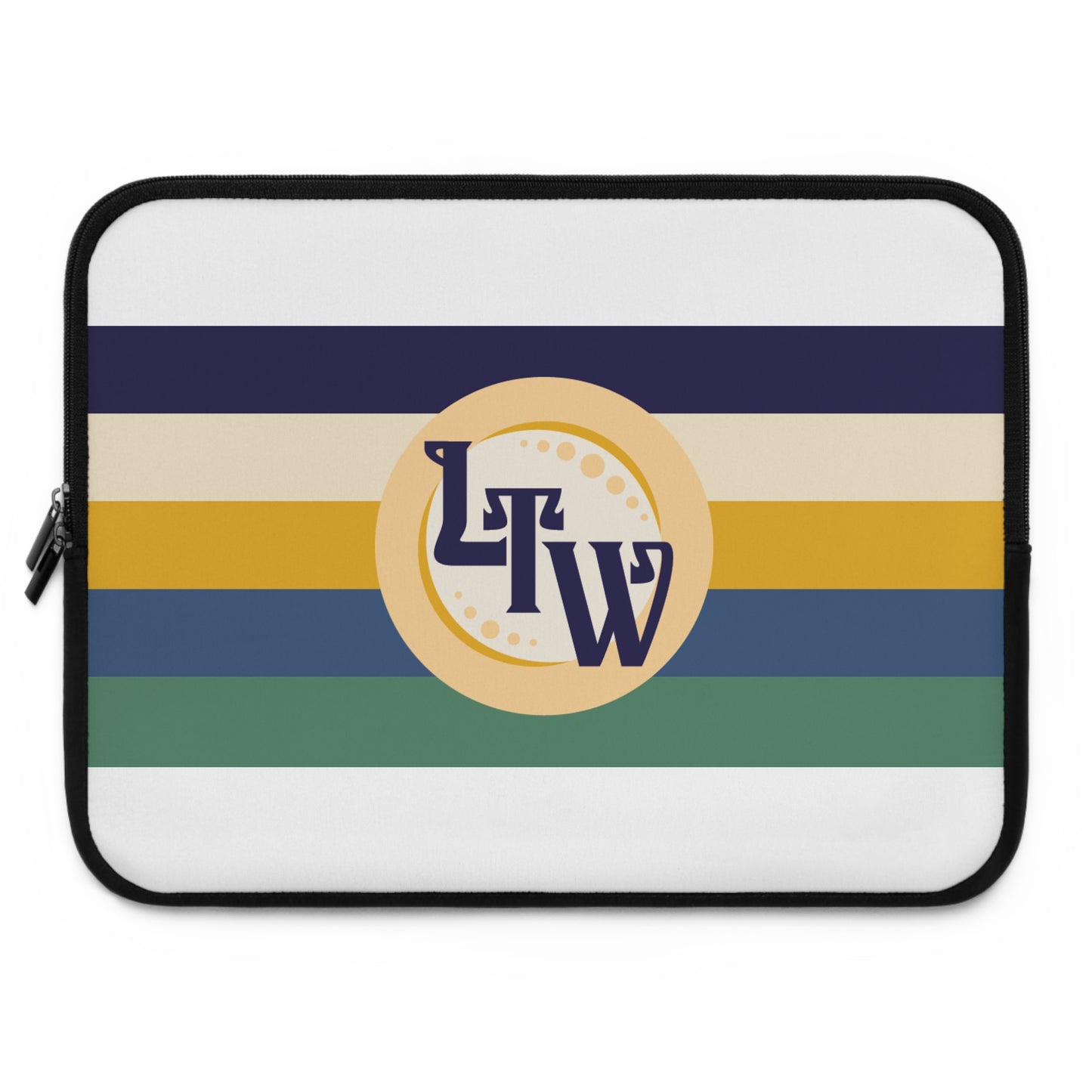 LTW Color Stripe and Monogram Laptop Sleeve