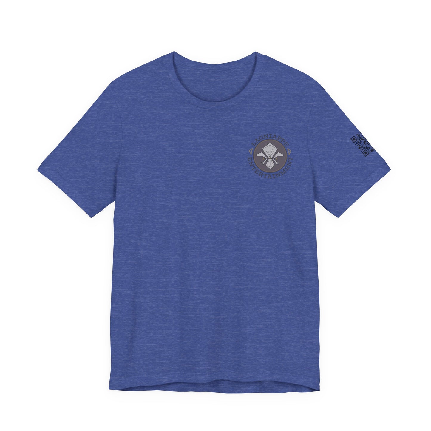Lagniappe Entertainment Dark Color Logo - Unisex Jersey Tee, Casual Tee, Graphic T-Shirt, Unique Gift, Birthday Gift, Music Festival Apparel