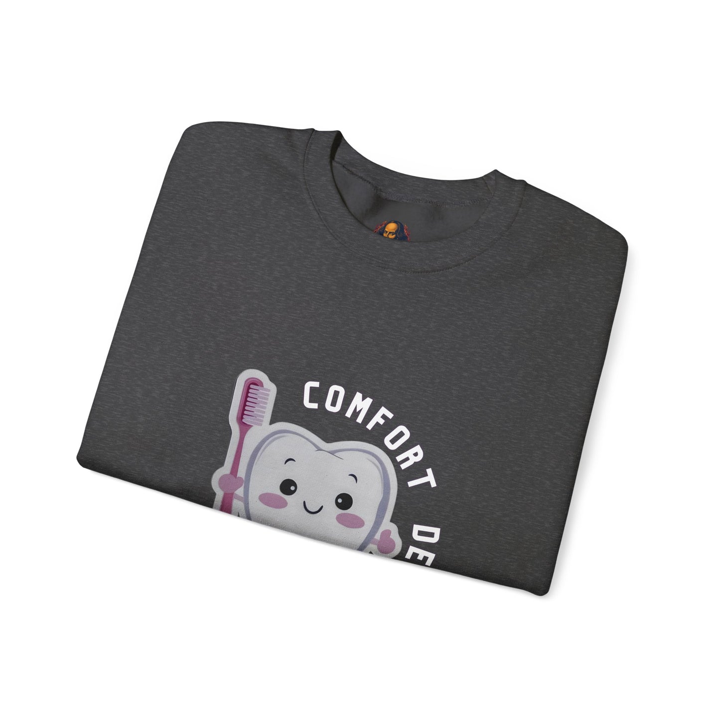 Comfort Dental Front Logo Crewneck Sweatshirt Unisex