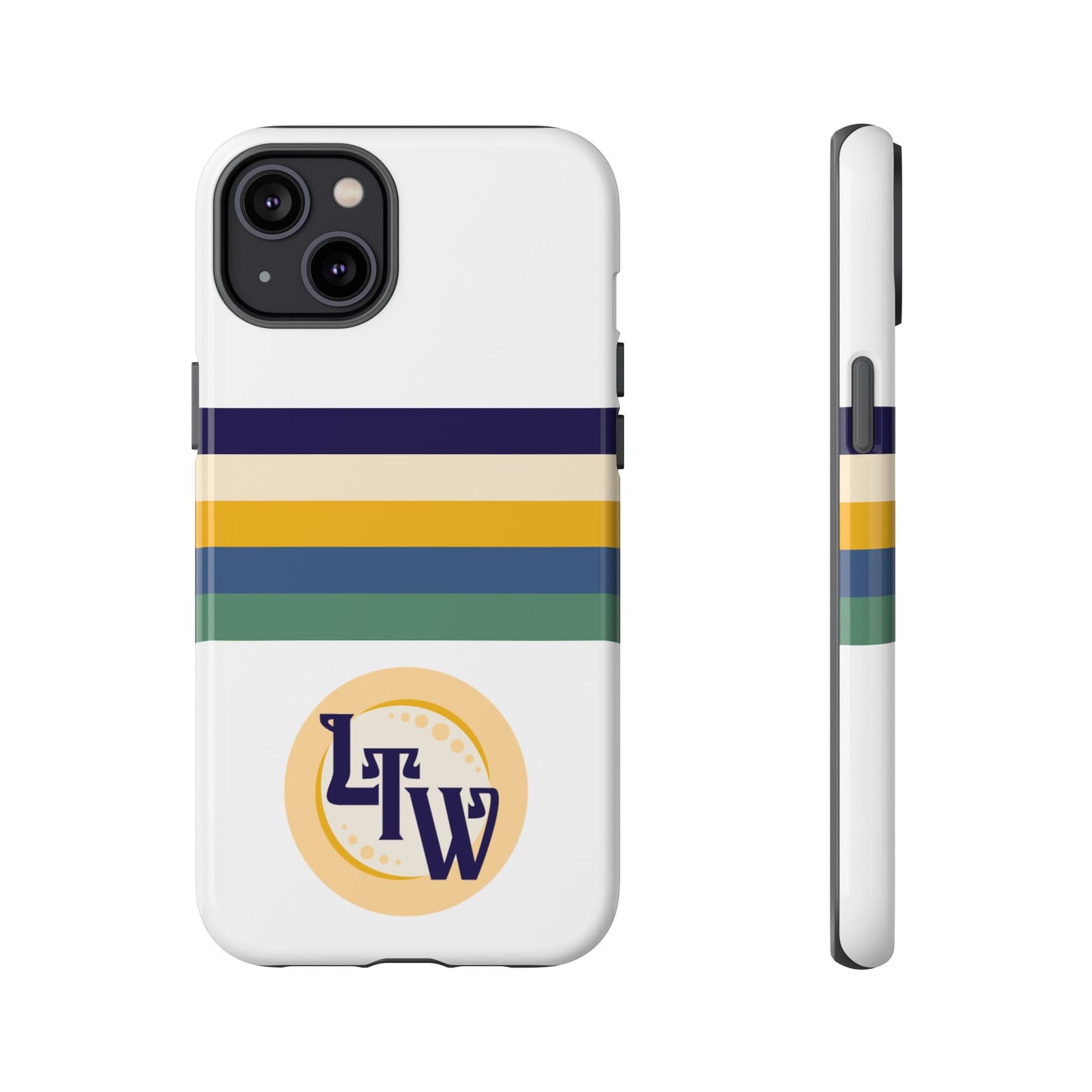 LTW Color Stripe and Monogram Tough Phone Case - iPhone