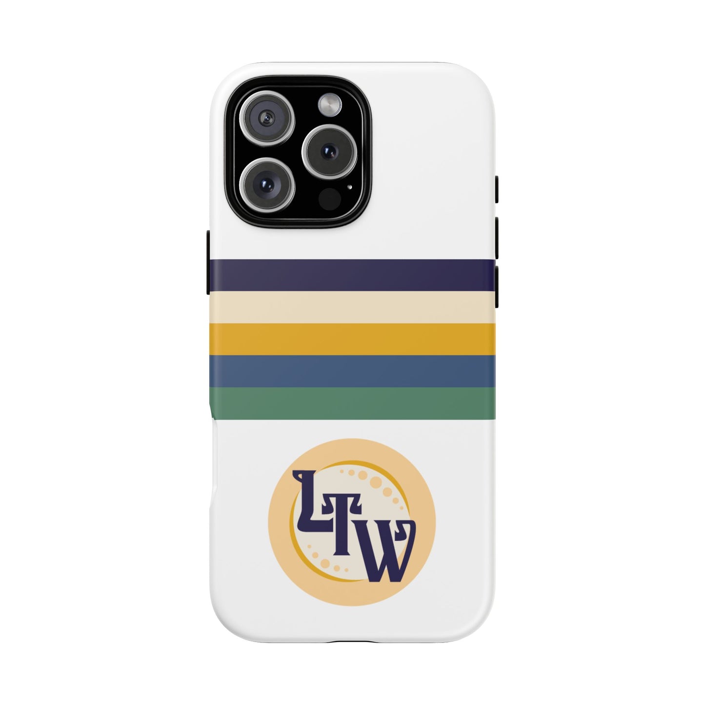 LTW Color Stripe and Monogram Tough Phone Case - iPhone
