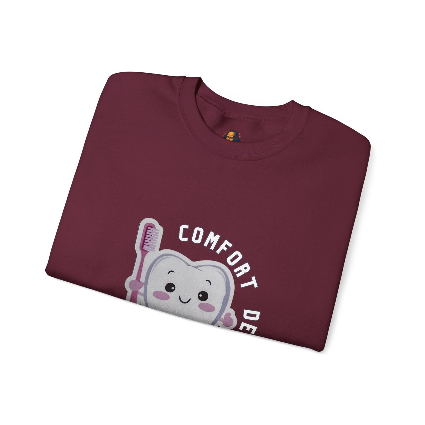 Comfort Dental Front Logo Crewneck Sweatshirt Unisex