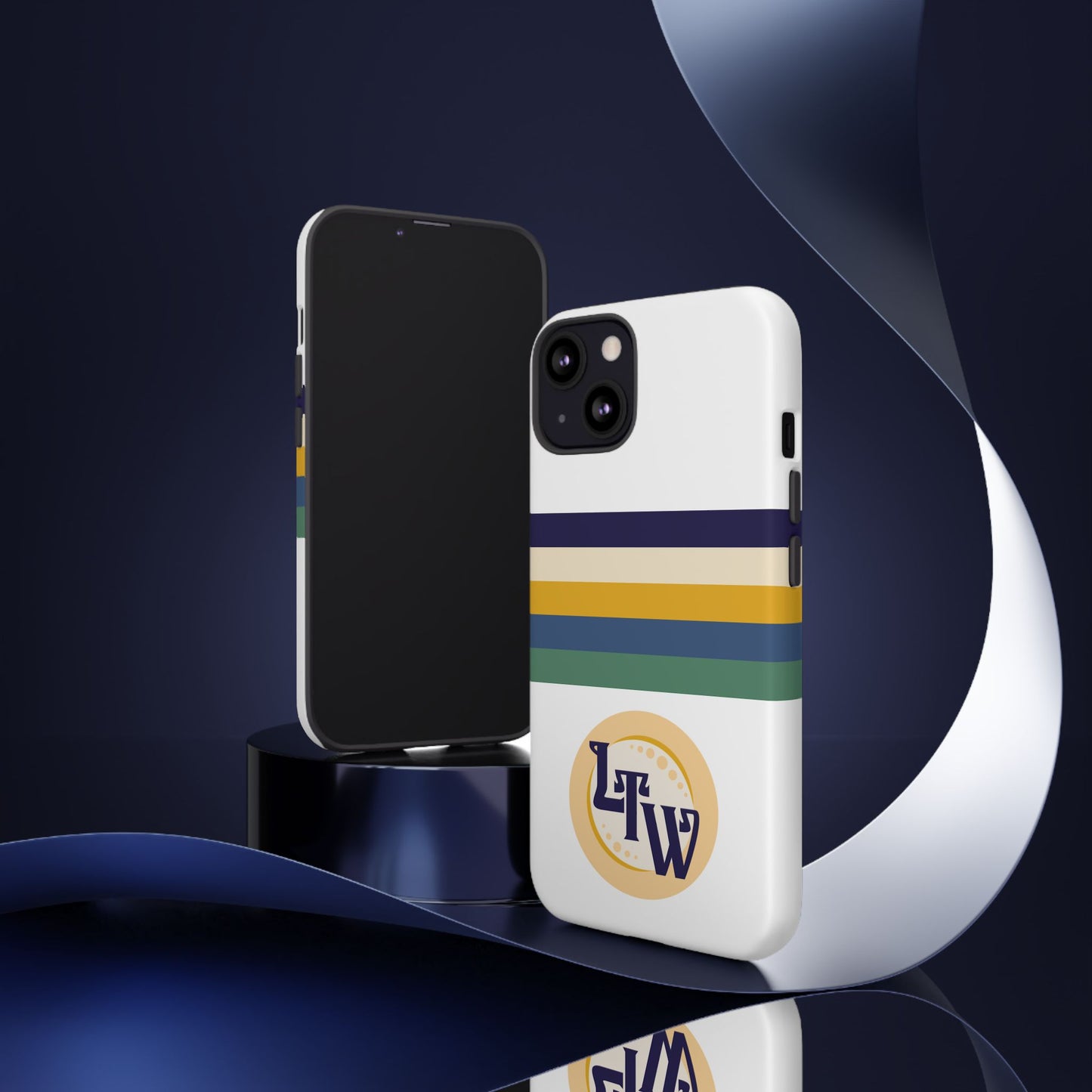 LTW Color Stripe and Monogram Tough Phone Case - iPhone