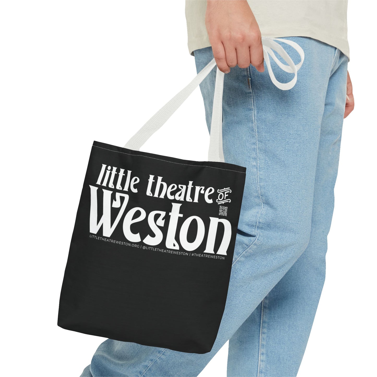 LTW White Logo Tote Bag