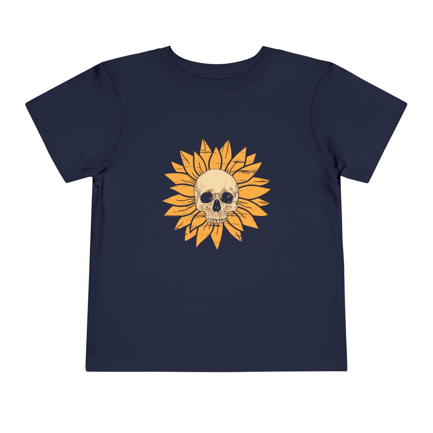 Skull Sunflower Toddler Tee
