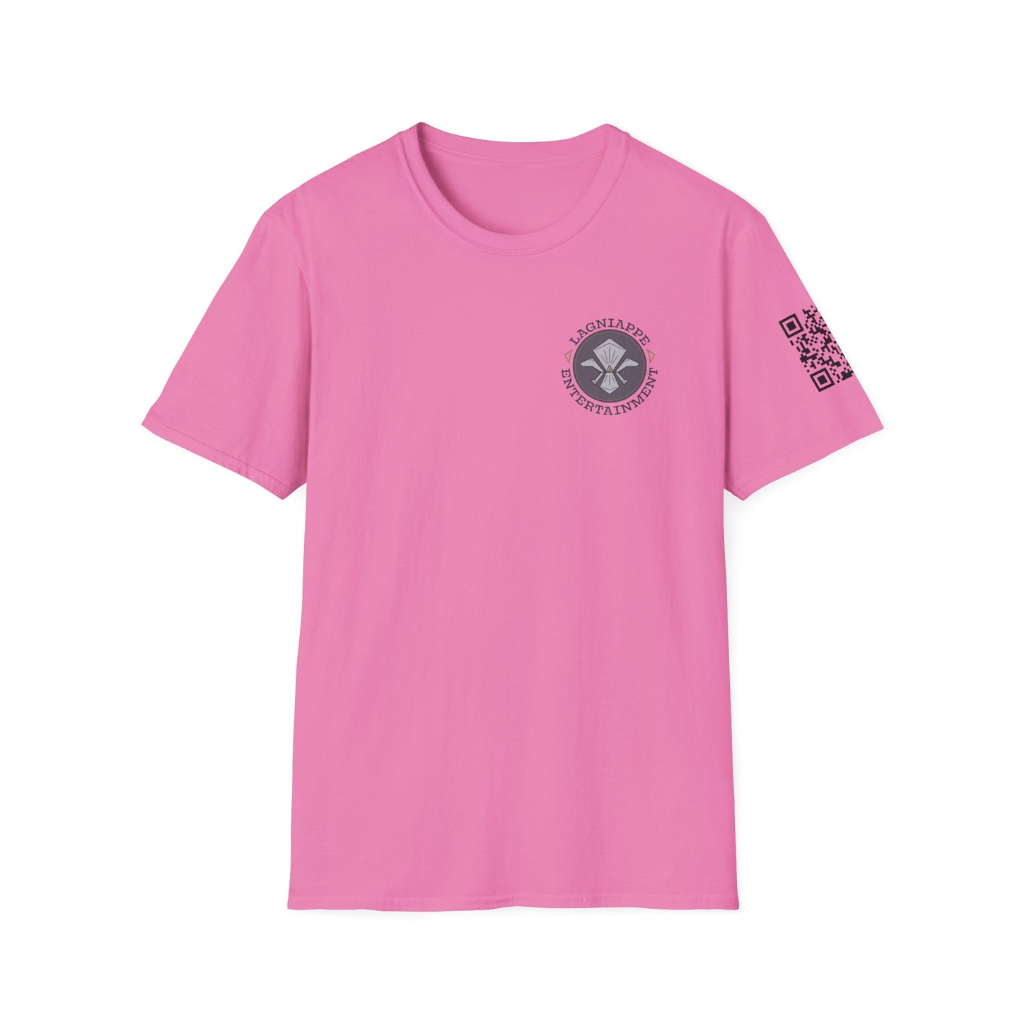 Lagniappe Entertainment Dark Color Logo - Unisex Jersey Tee, Casual Tee, Graphic T-Shirt, Unique Gift, Birthday Gift, Music Festival Apparel